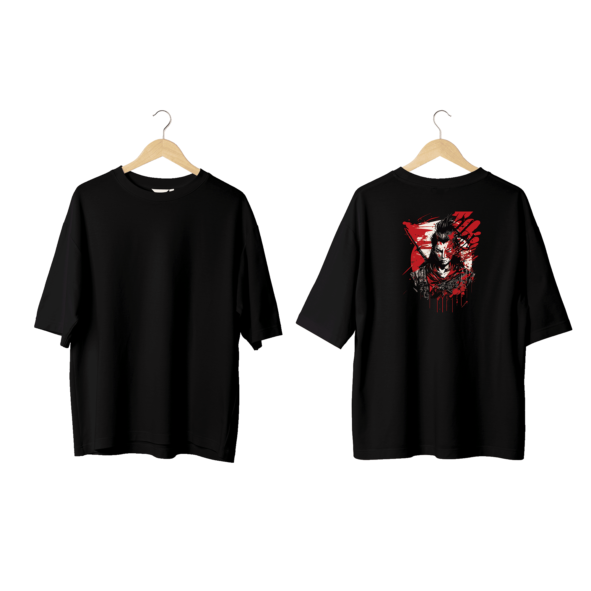 Wicold Samurai Baskılı Oversize T-Shirt