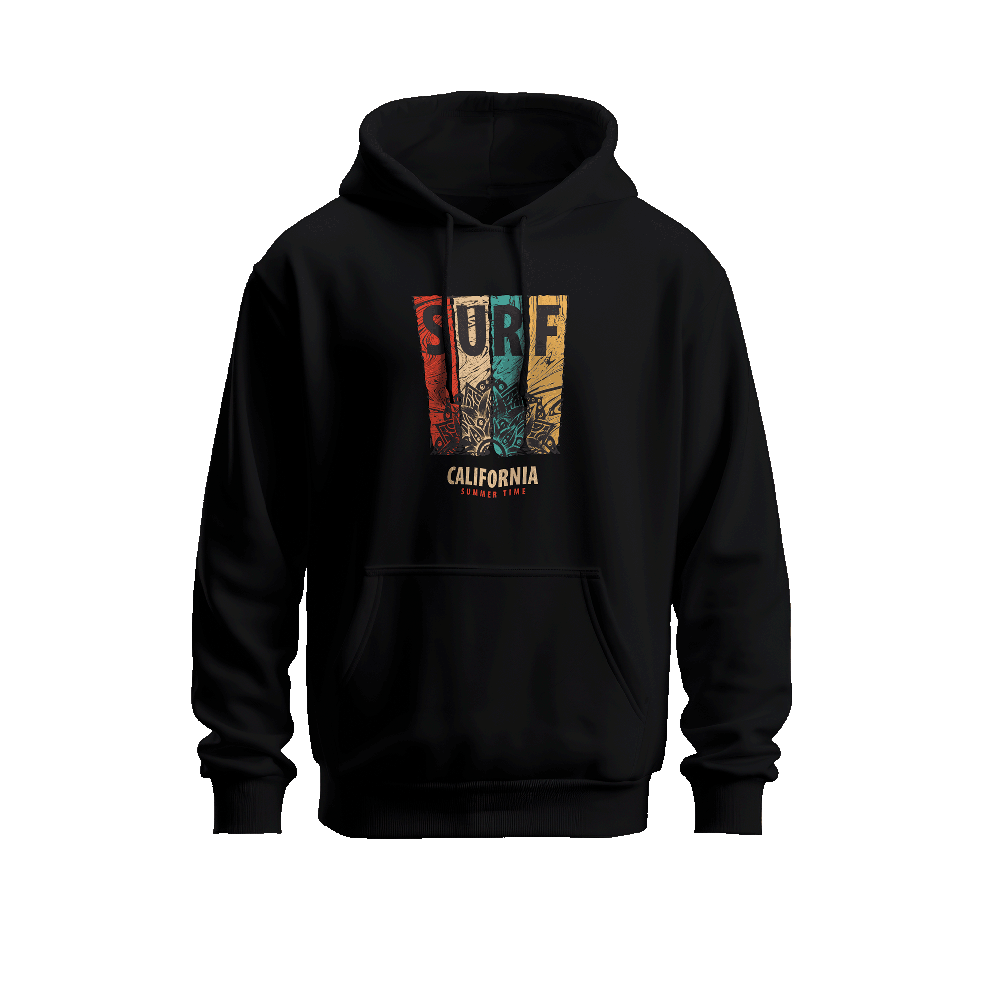 Wicold Surf Baskılı Oversize Hoodie