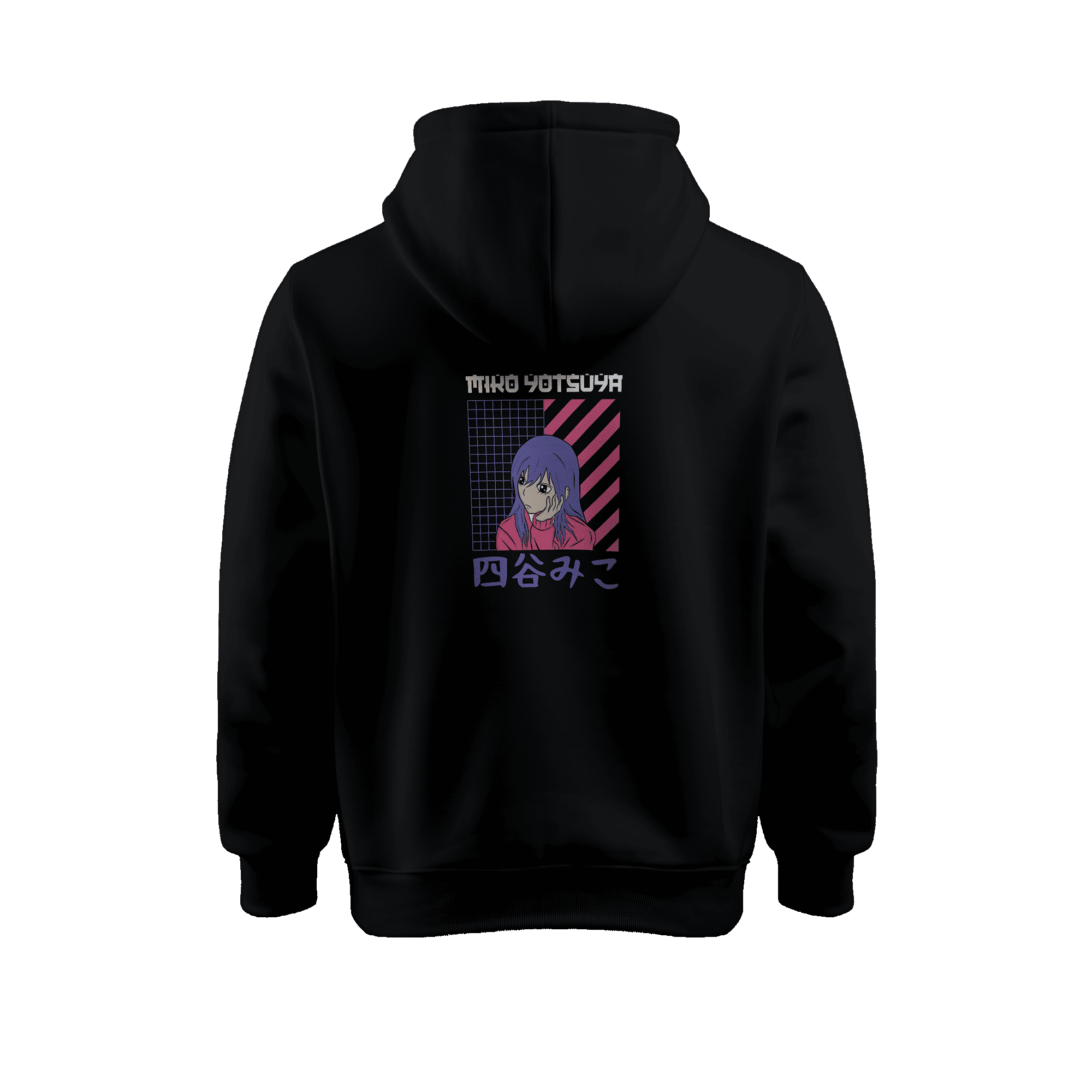 Wicold Miko Yotsuya Anime Baskılı Oversize Hoodie