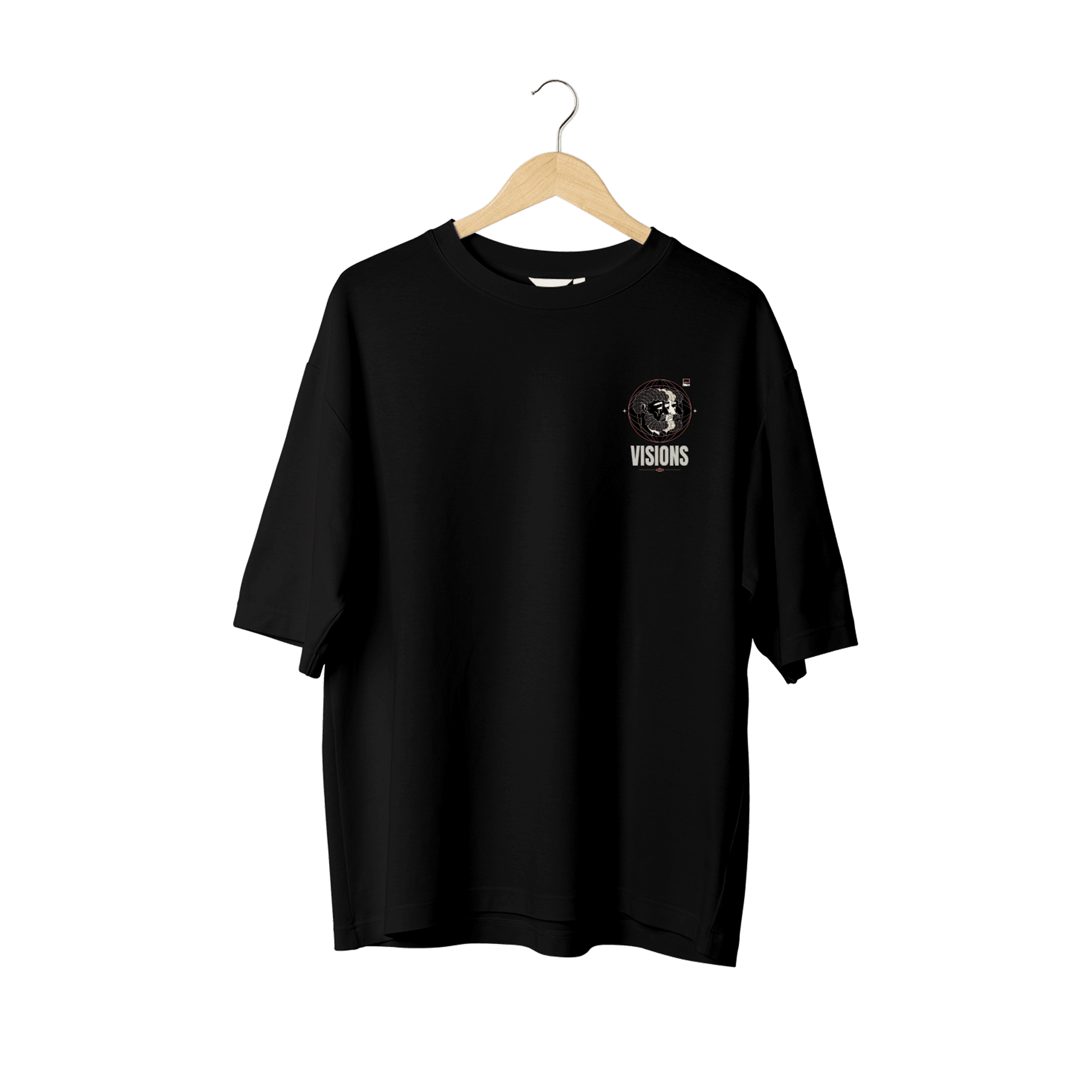 Wicold Visions Baskılı Oversize T-Shirt