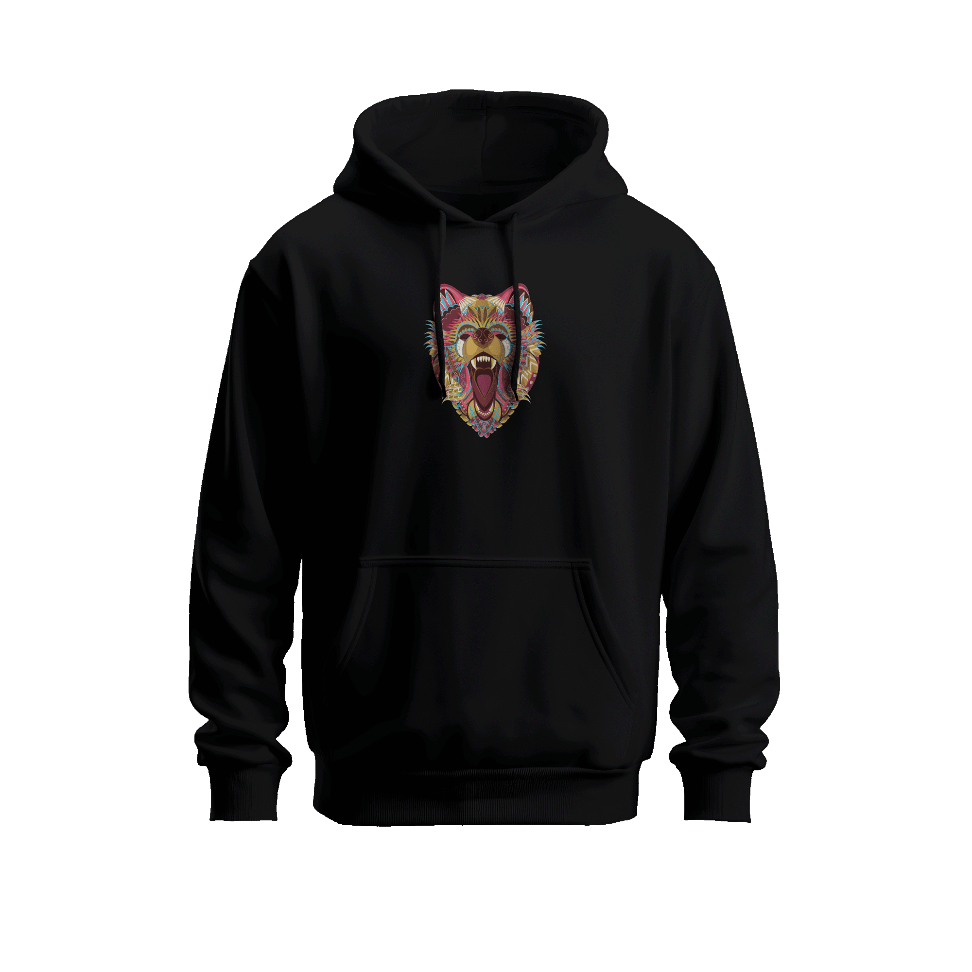 Wicold Bear Baskılı Oversize Hoodie