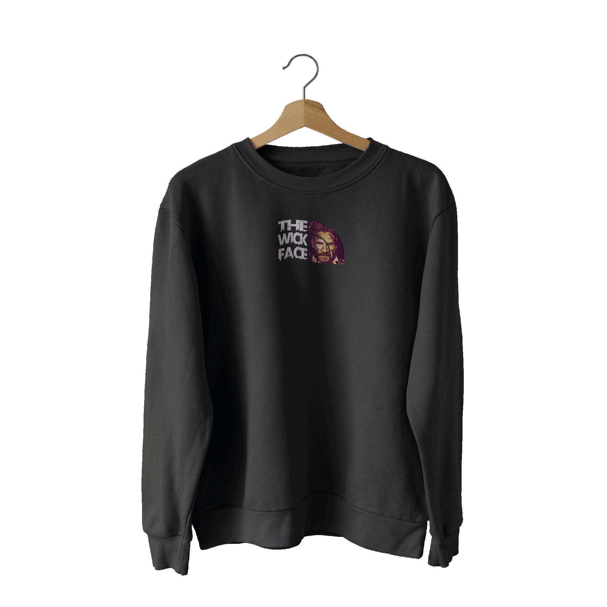 Wicold The Wick Face Baskılı Sweatshirt