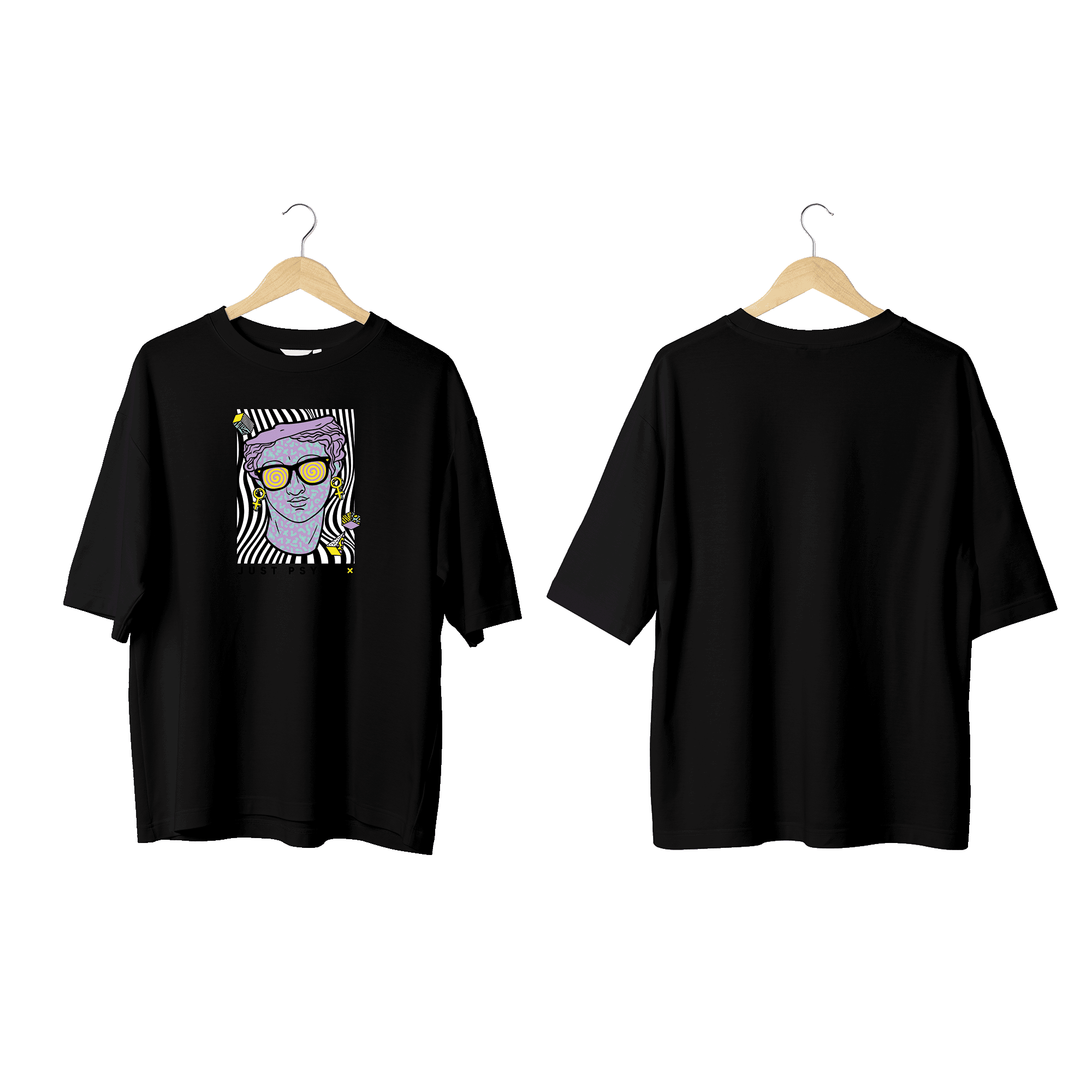 Wicold Just Psycho Baskılı Oversize T-Shirt