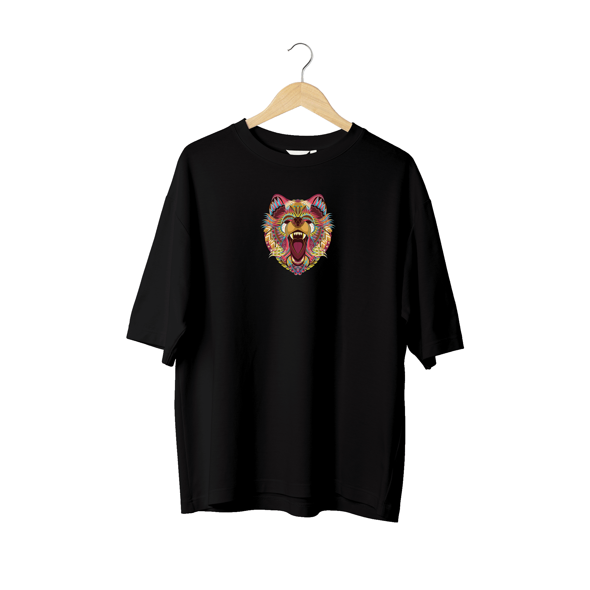 Wicold Bear Baskılı Oversize T-Shirt