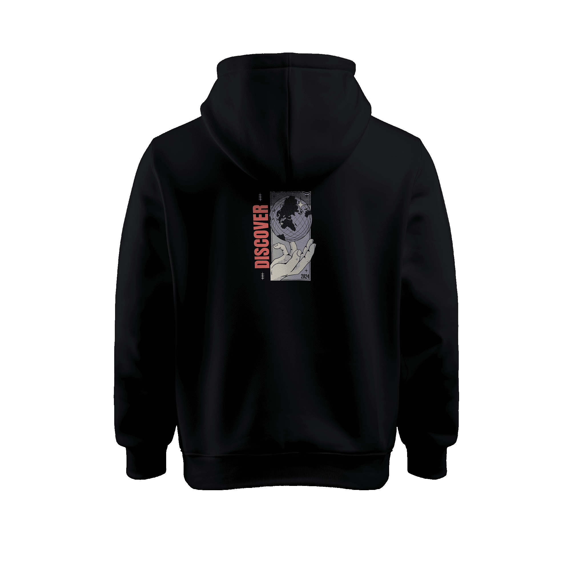 Wicold Discover Baskılı Oversize Hoodie