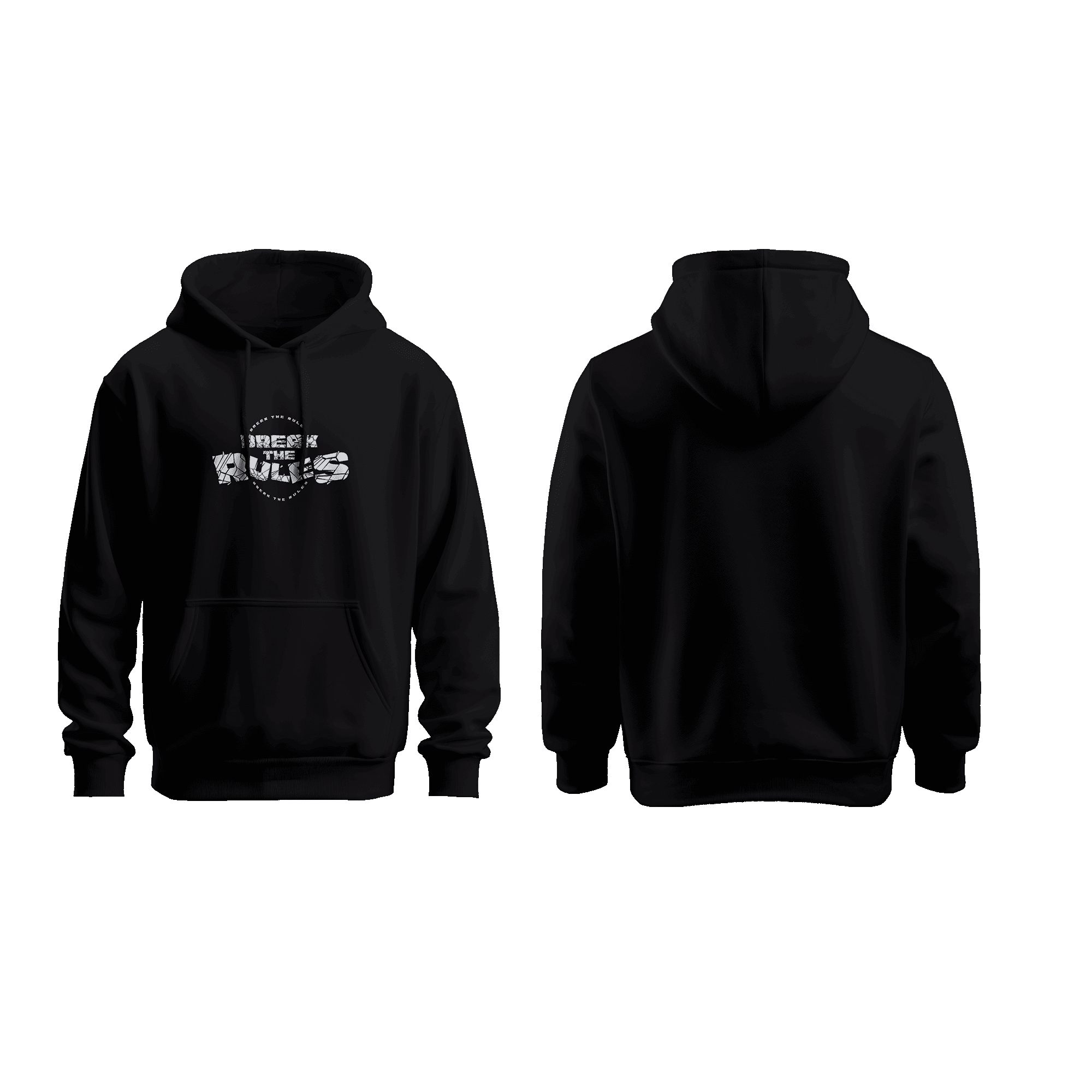 Wicold Break The Rules Baskılı Oversize Hoodie