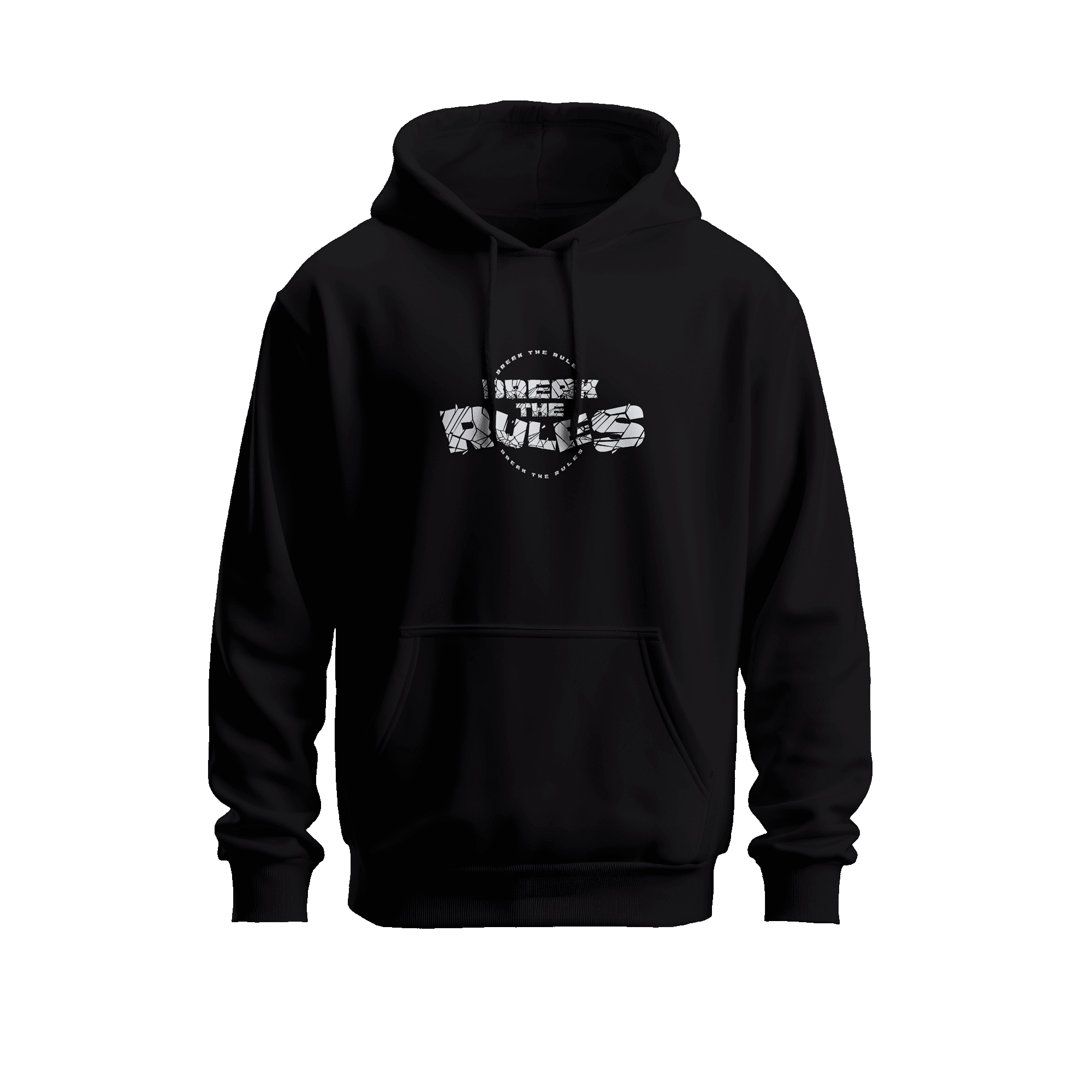 Wicold Break The Rules Baskılı Oversize Hoodie