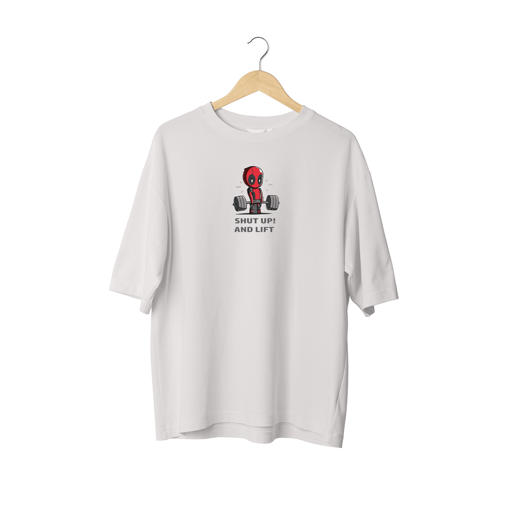 Wicold Shut Up And Lift Baskılı Oversize T-Shirt