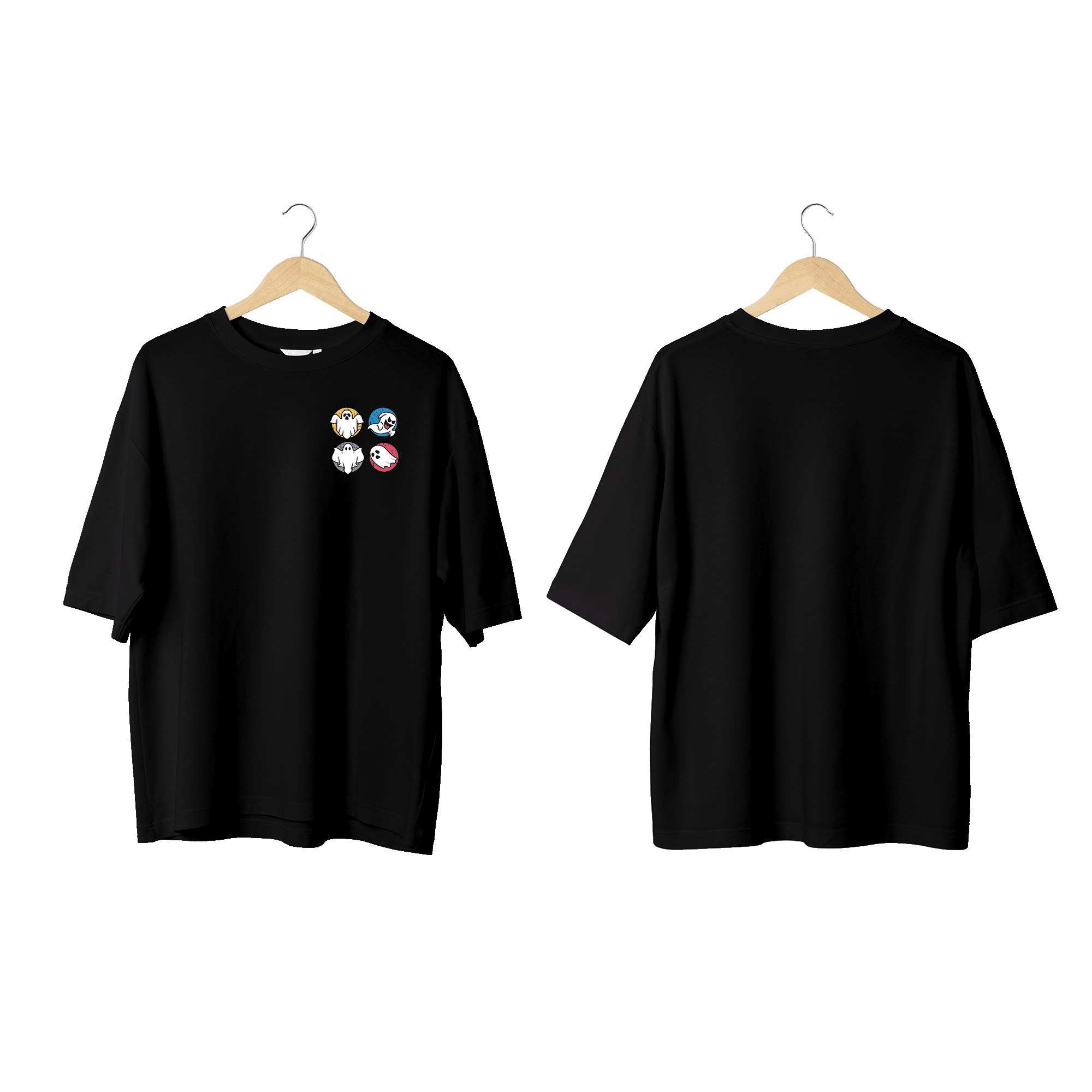 Wicold Ghost Baskılı Oversize T-Shirt