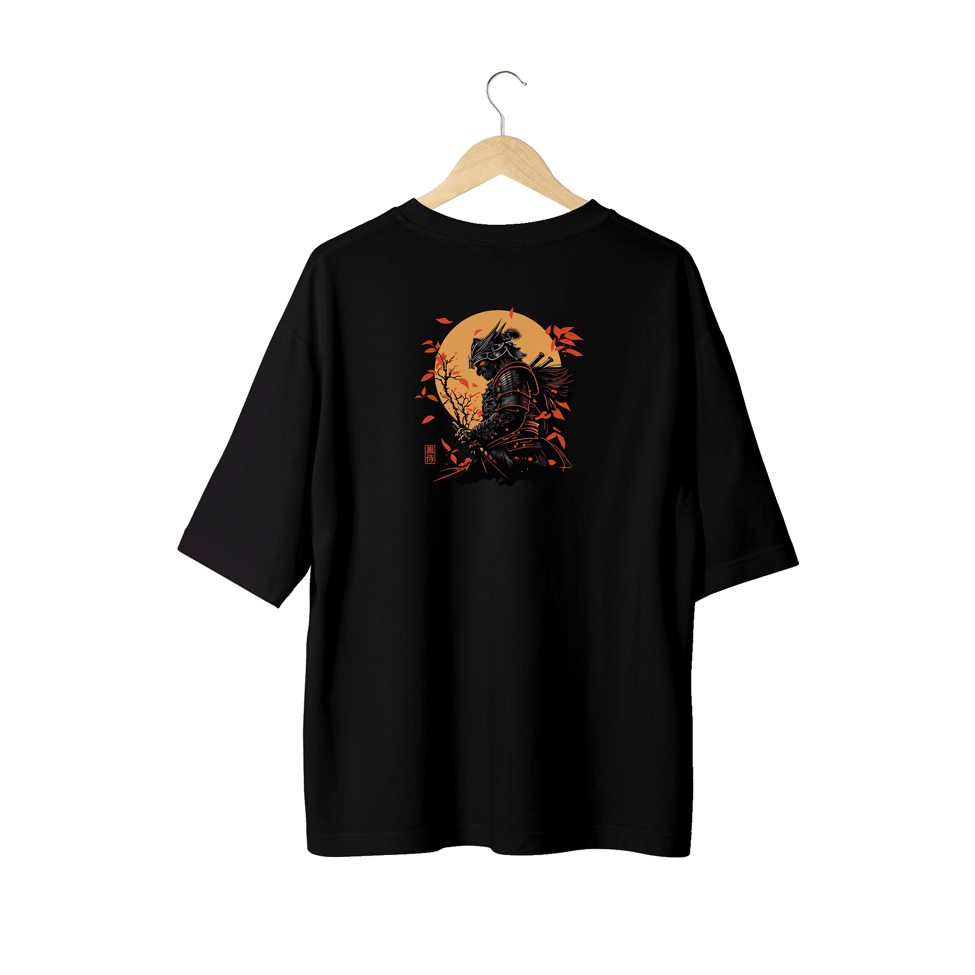 Wicold Flower Samurai Baskılı Oversize T-Shirt