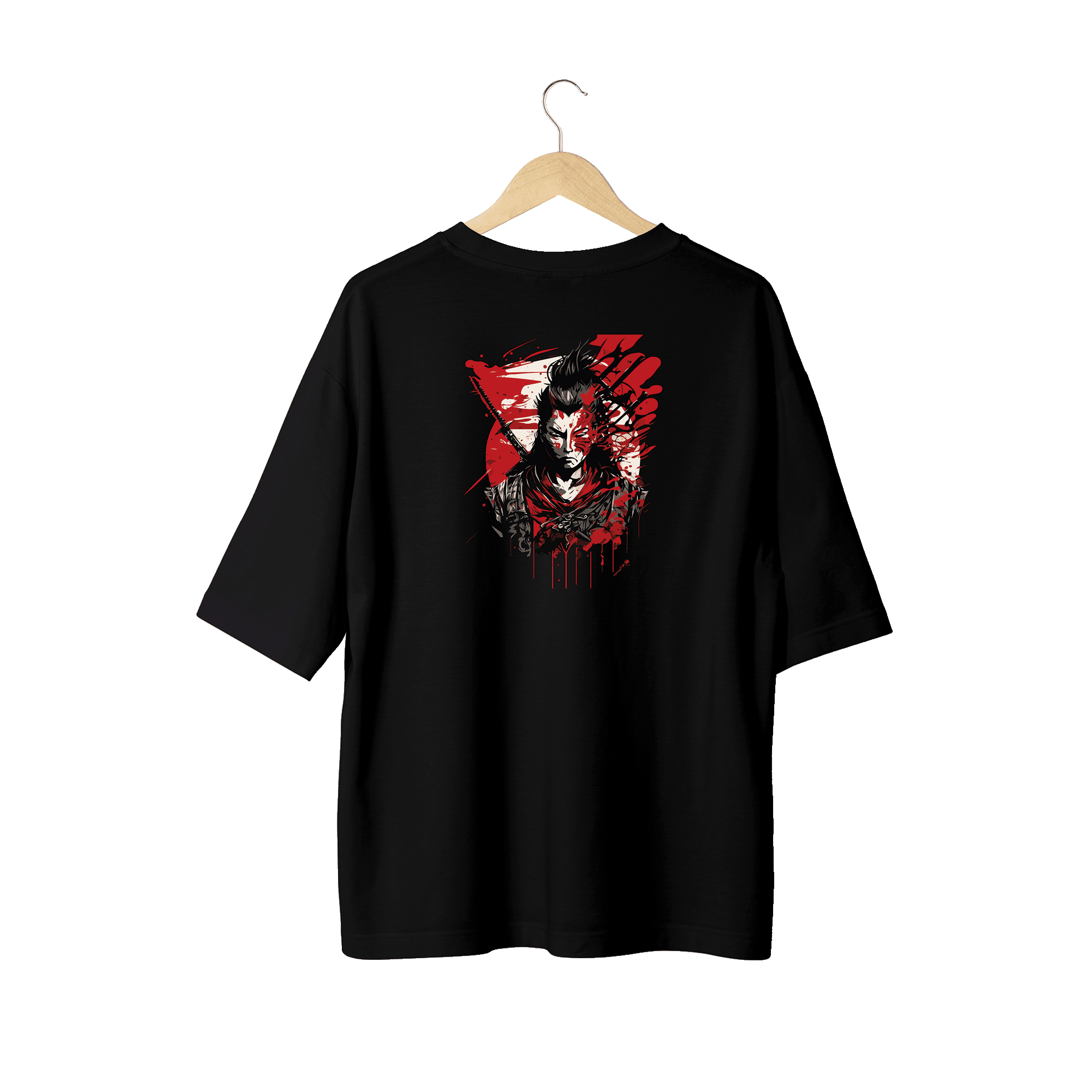 Wicold Samurai Baskılı Oversize T-Shirt