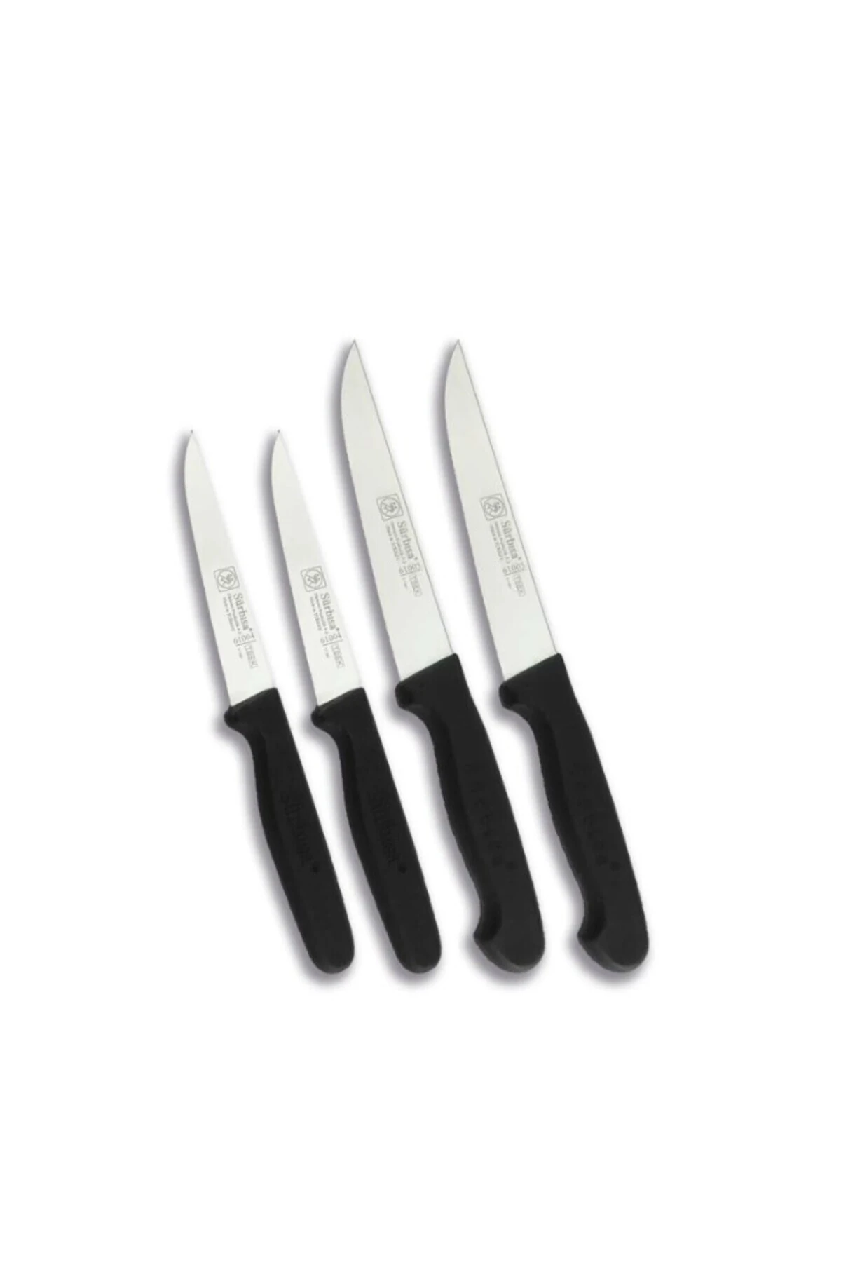 Sürmene Siyah Et, Ekmek Sebze, Meyve 4 Parça Mutfak Bıçak Seti