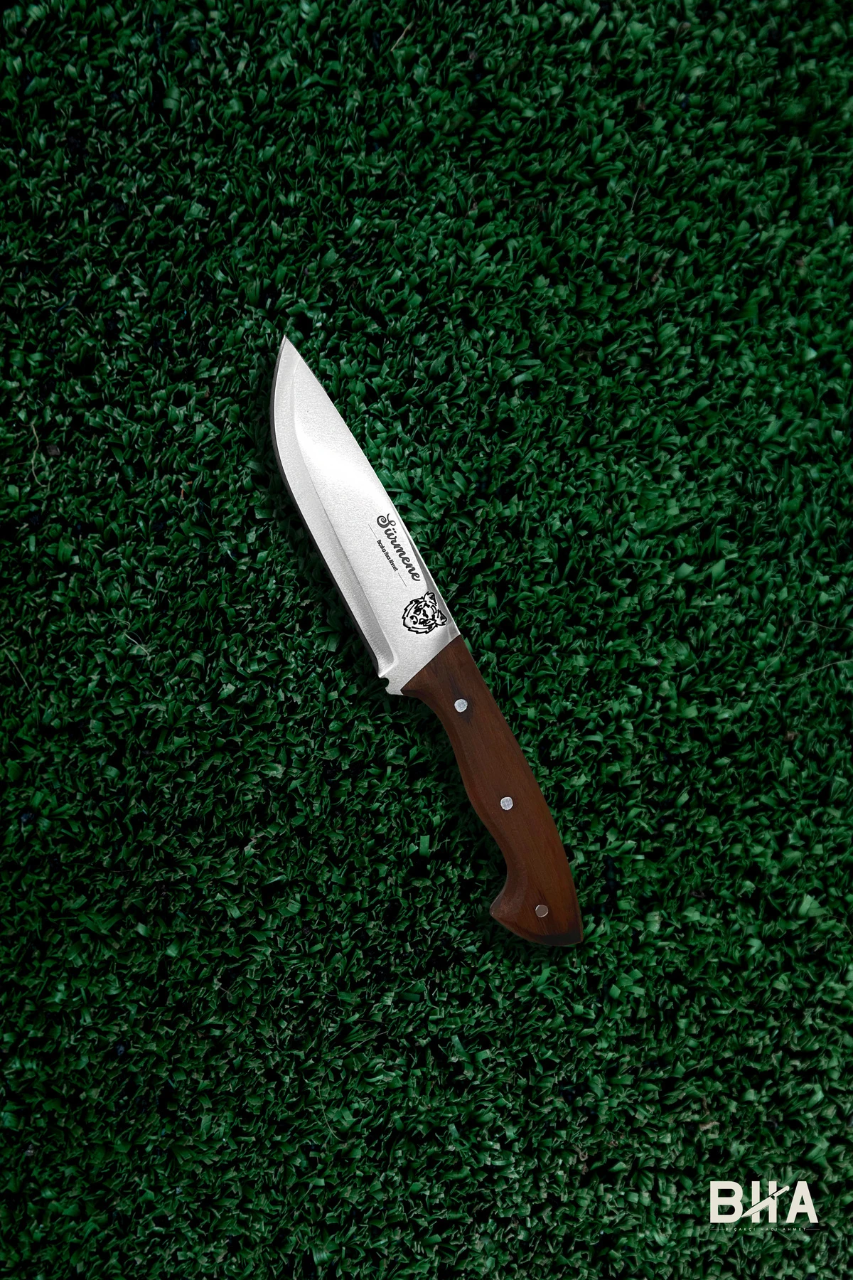 Sürmene BHA Piknik Kamp Bıçağı Kamp Mutfağı Av Bıçağı Outdoor Kullanım El Yapımı Ahşap Sap Bıçak