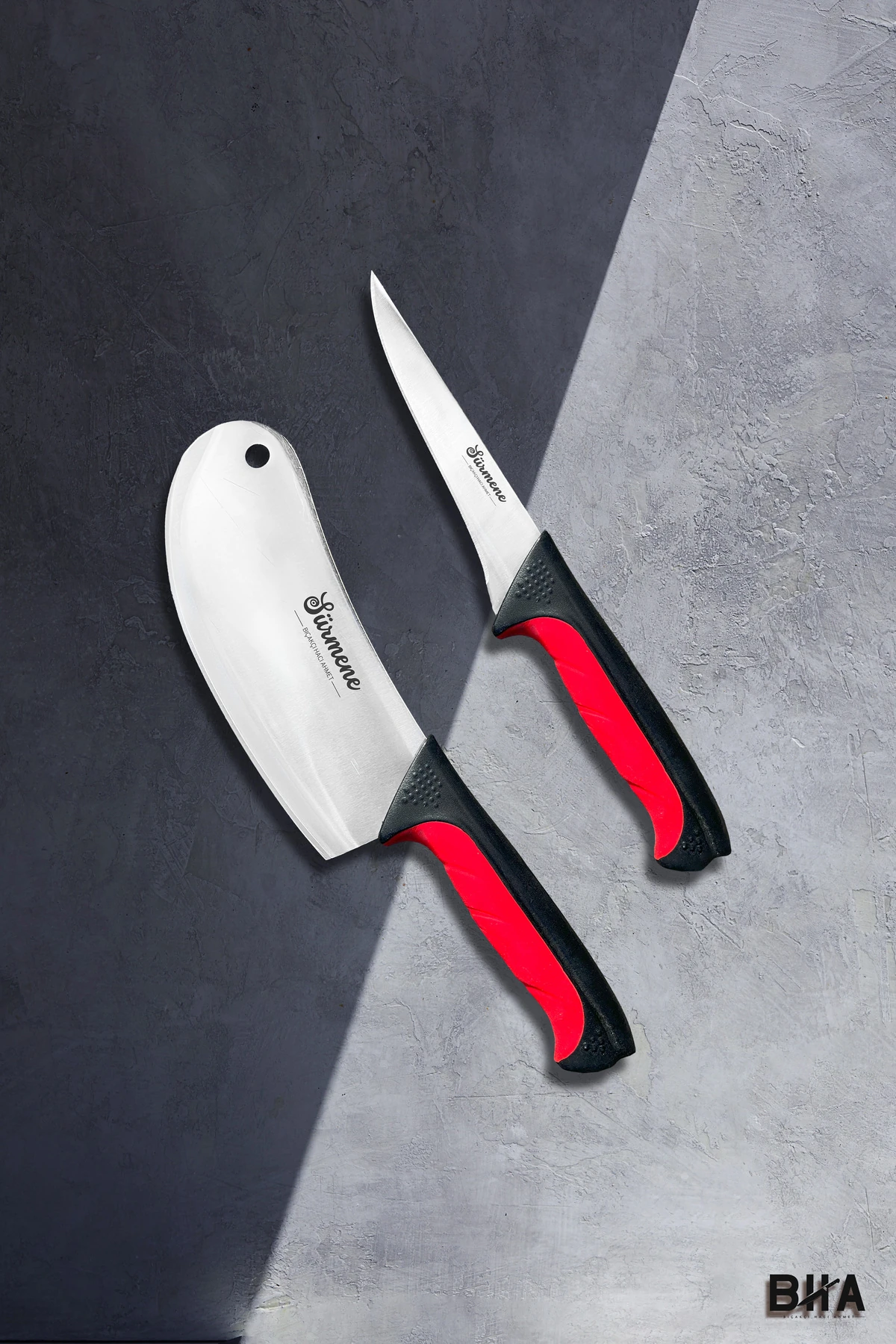 Sürmene Noché Kasap Ve Sıyırma Bıçağı Iki Parça Kurban Kasap Bıçak Seti