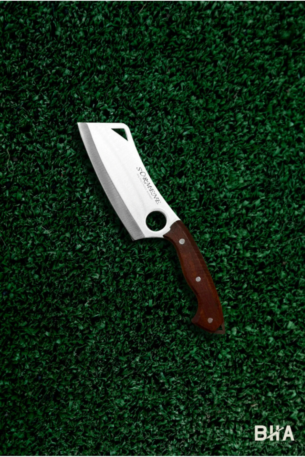 Sürmene BHA Kamp Şef Bıçağı Nakiri Model El Yapım Kamp Bıçağı Piknik Outdoor Kamp Mutfağı Şef Bıçağı