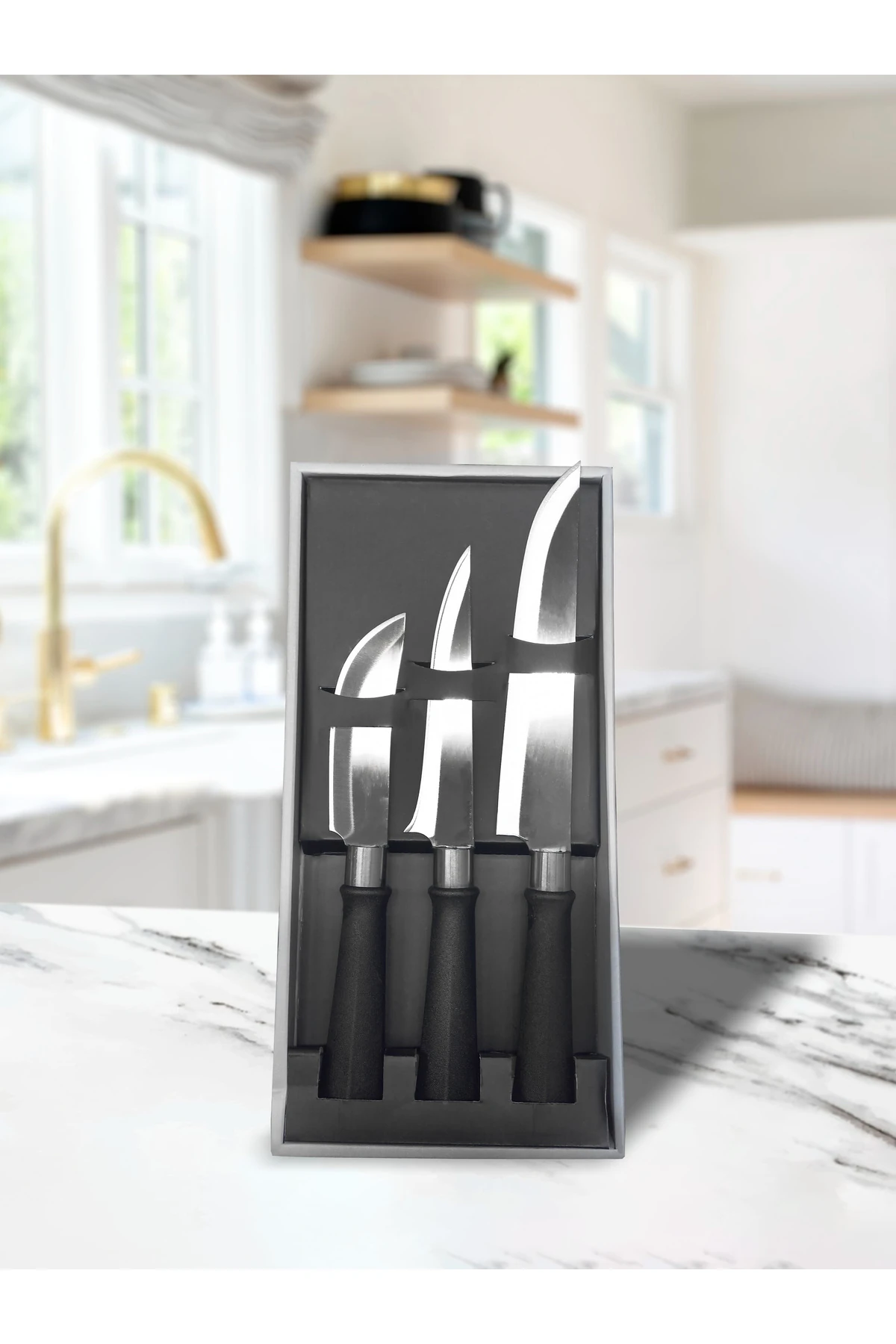 Mutfak Çeyiz Seti 3'lü Bıçak Seti