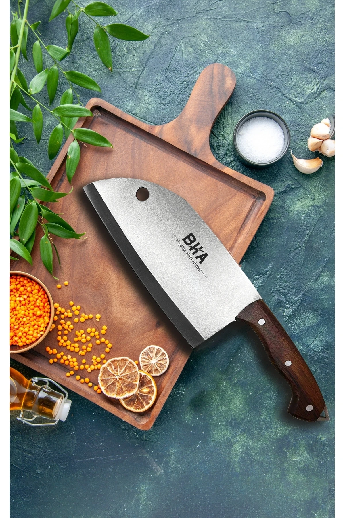 Almazan Şef Özel Sürmene Seri Balık, Şef ve Mutfak Bıçağı Kamp