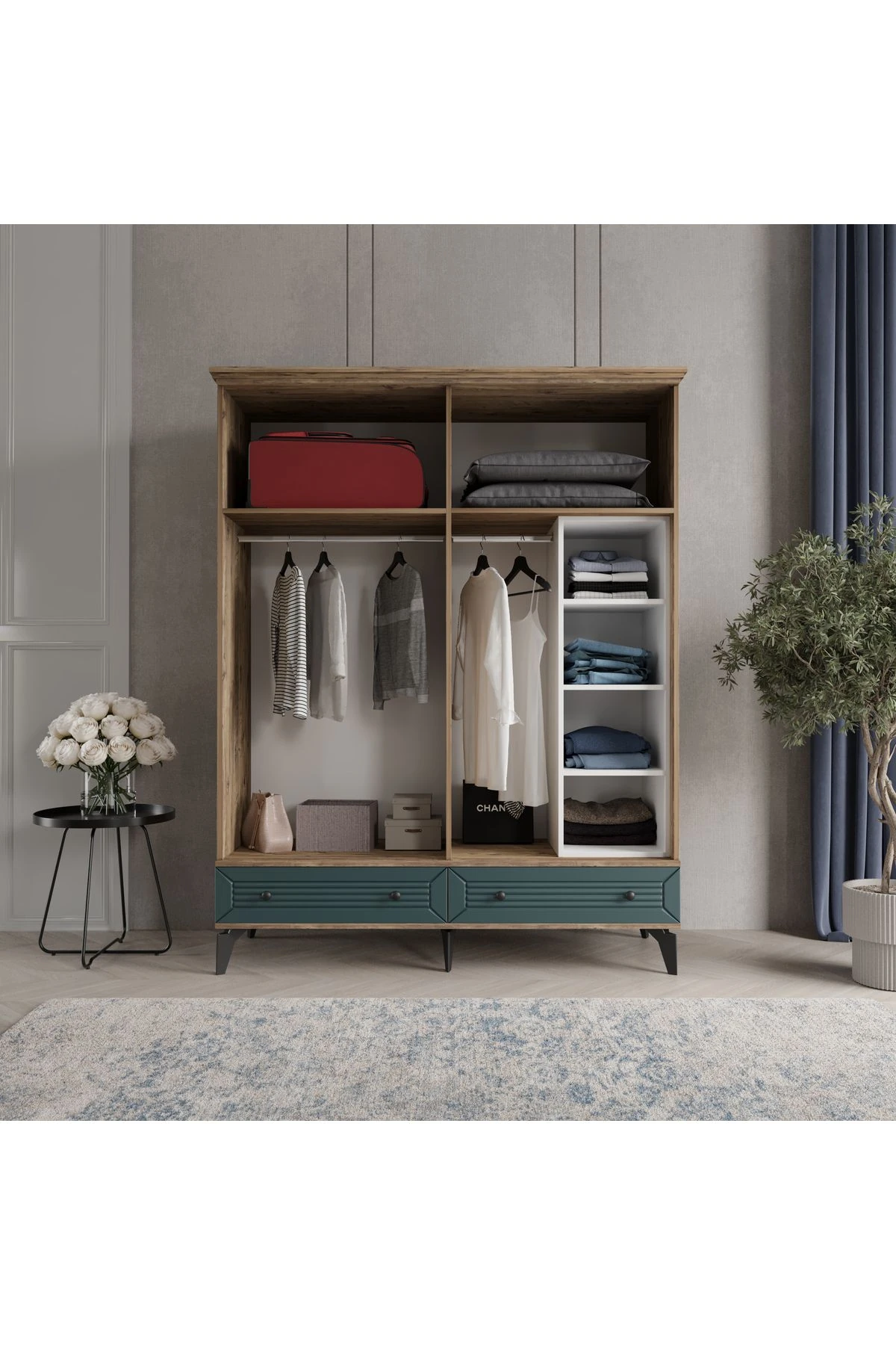 LİNE 4 KAPAK YEŞİL GARDIROP