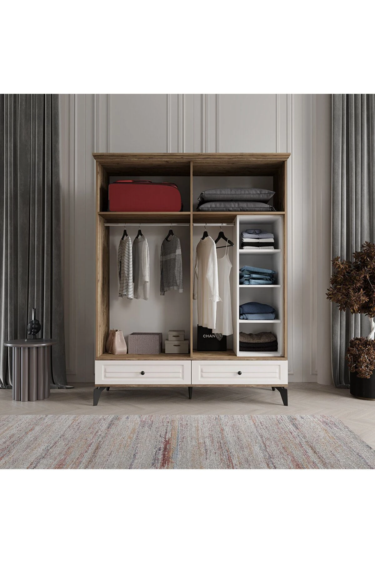 SOFYA 4 KAPAK AYTAŞI GARDIROP