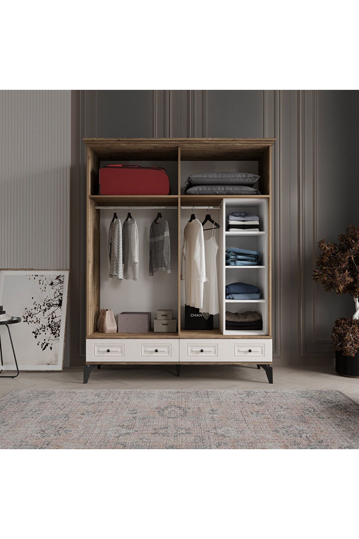 NİL 4 KAPAK AYTAŞI GARDIROP