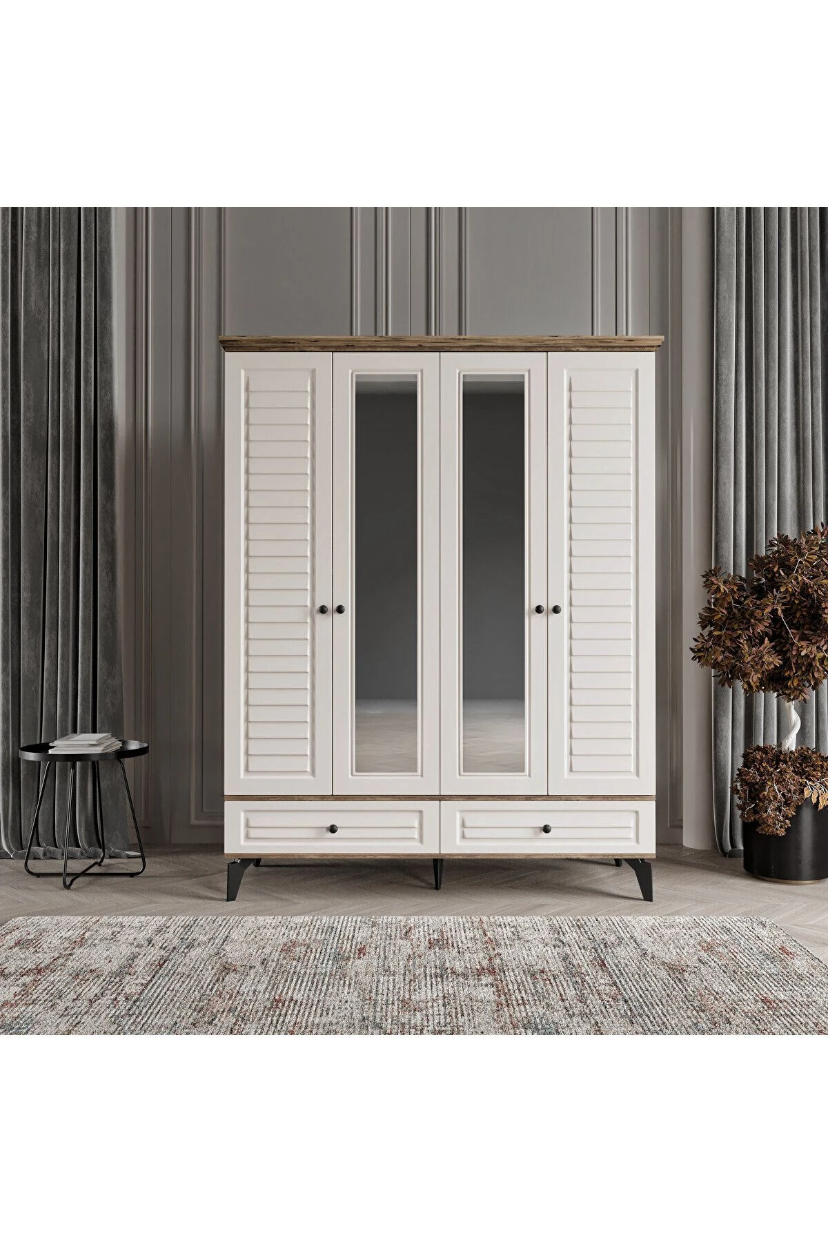 SOFYA 4 KAPAK AYTAŞI GARDIROP