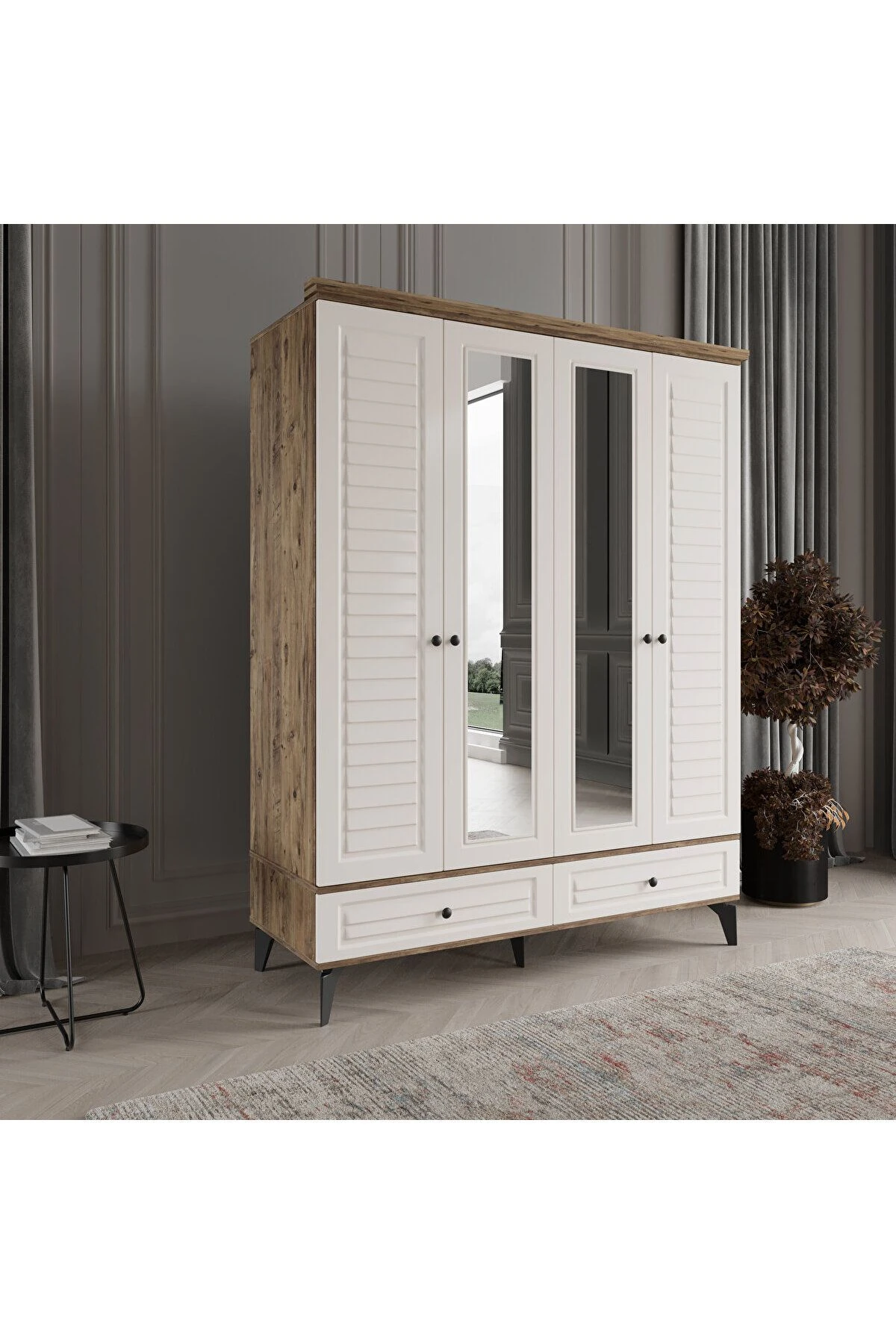 SOFYA 4 KAPAK AYTAŞI GARDIROP