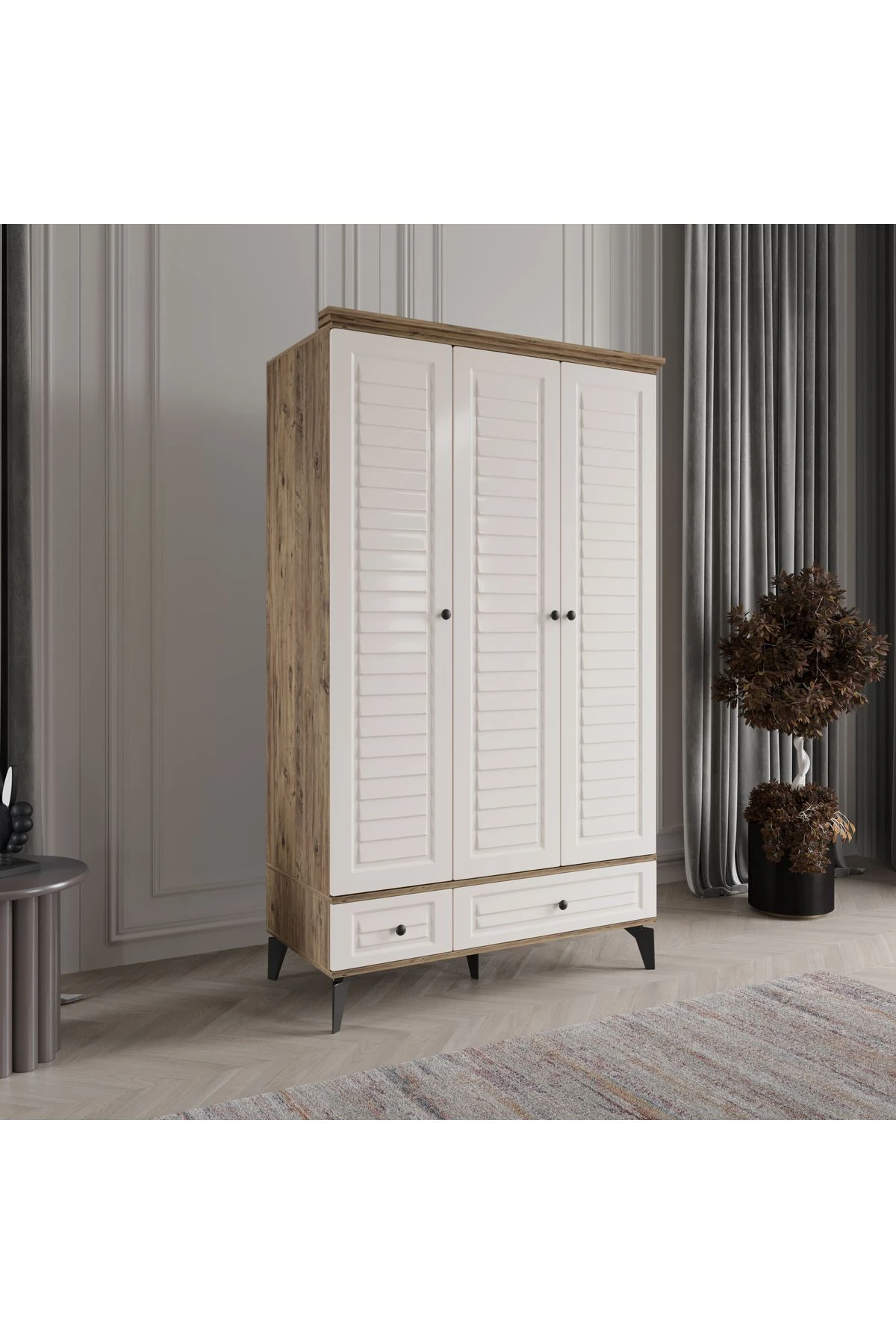 SOFYA 3 KAPAK AYTAŞI GARDIROP