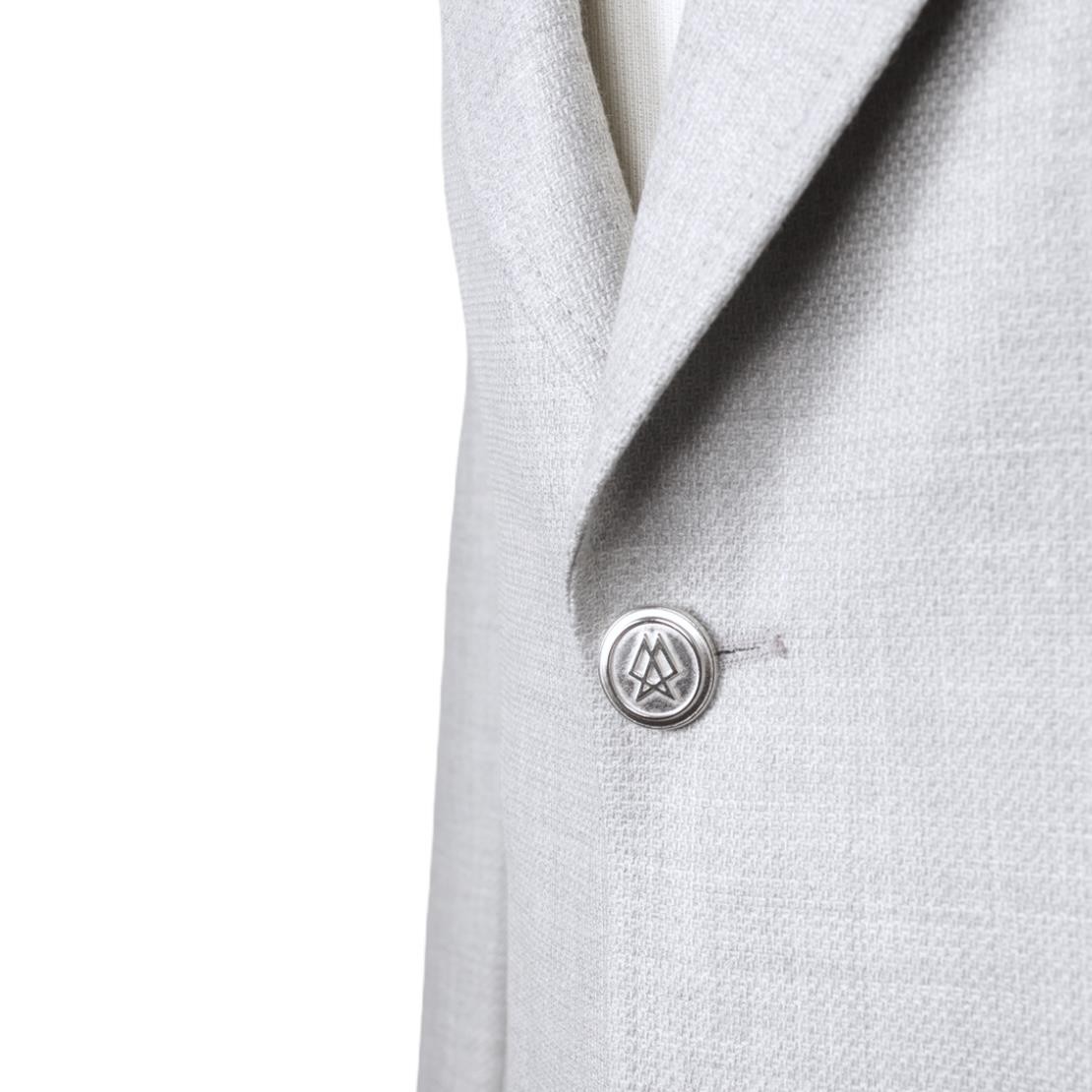 LIGHT GREY HOPSACK BLAZER
