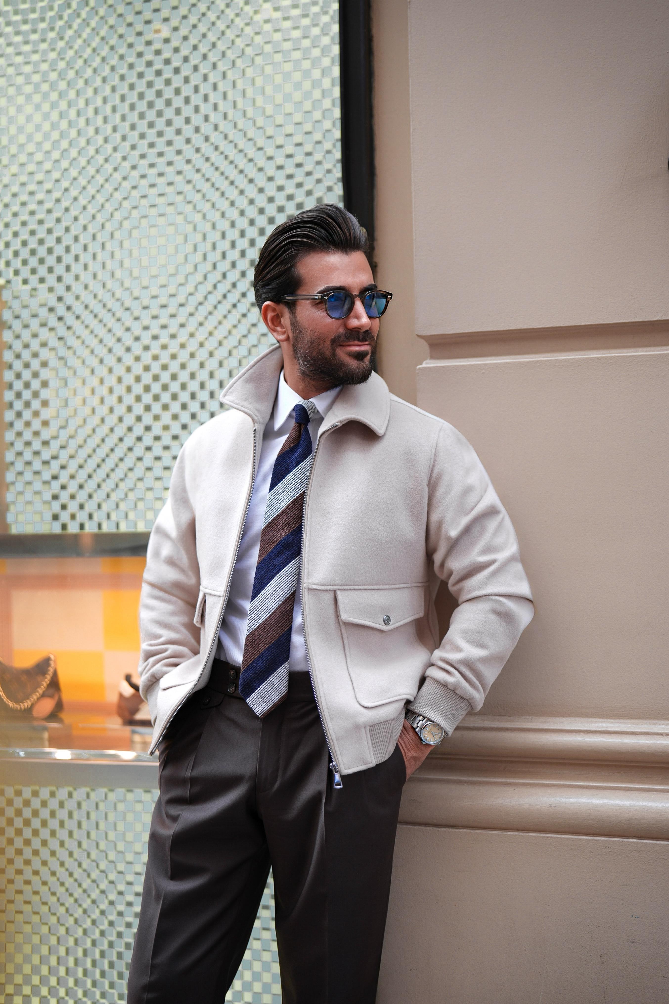 Bomber Jacket - BEIGE