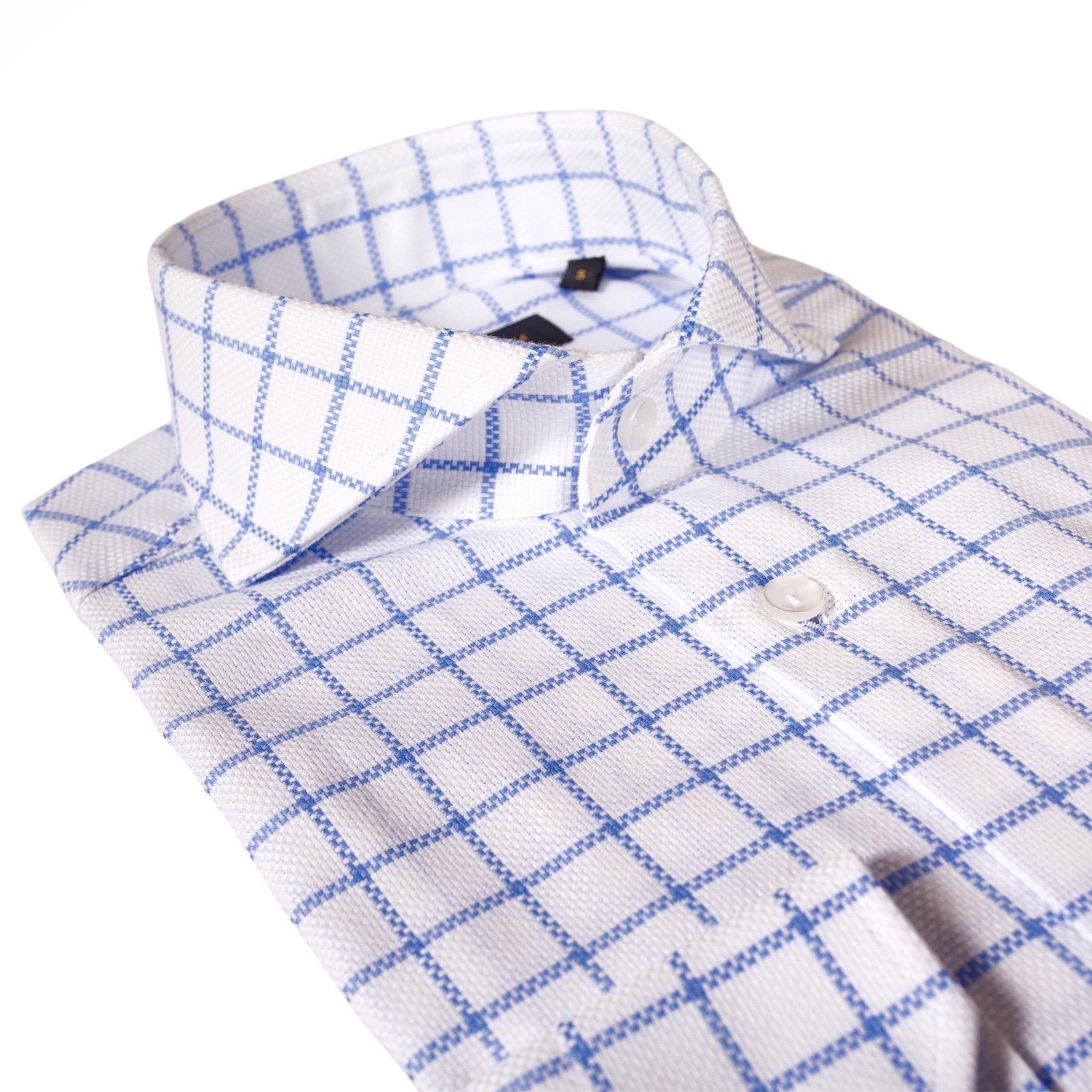 PLAID SHIRT BLUE