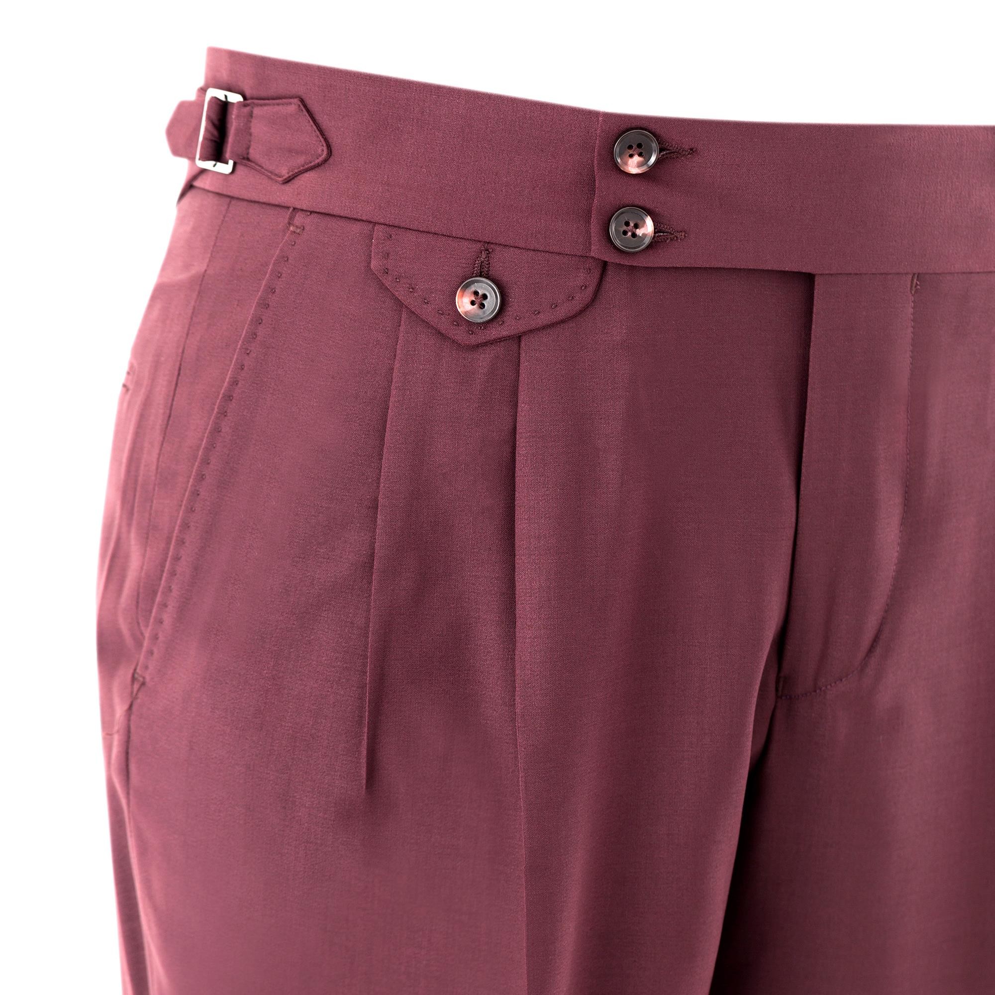 GALA BURGUNDY TROUSERS