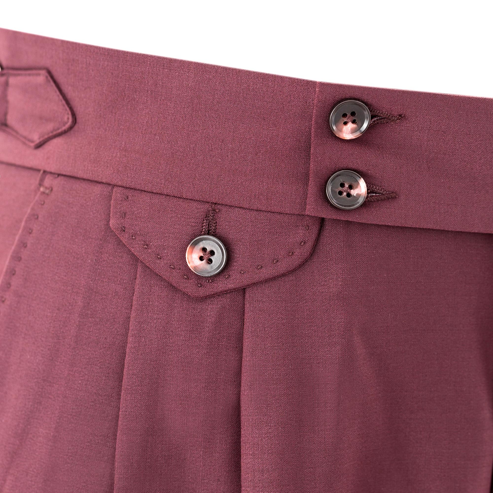 GALA BURGUNDY TROUSERS