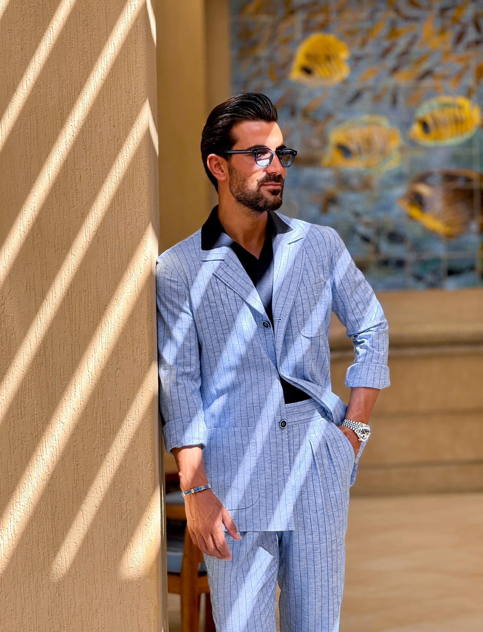 Shirt Suit - BLUE