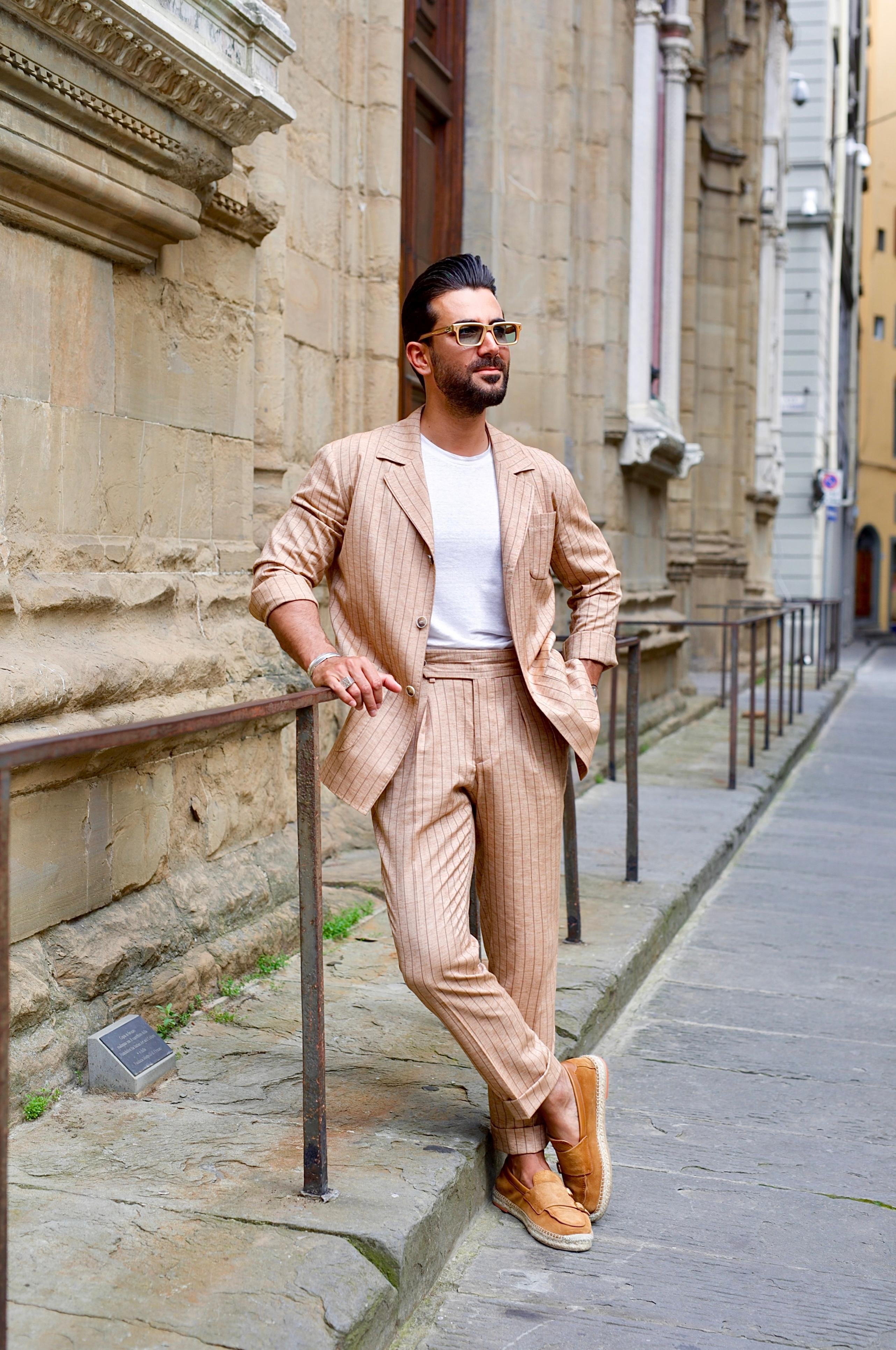 Shirt Suit - CAMEL