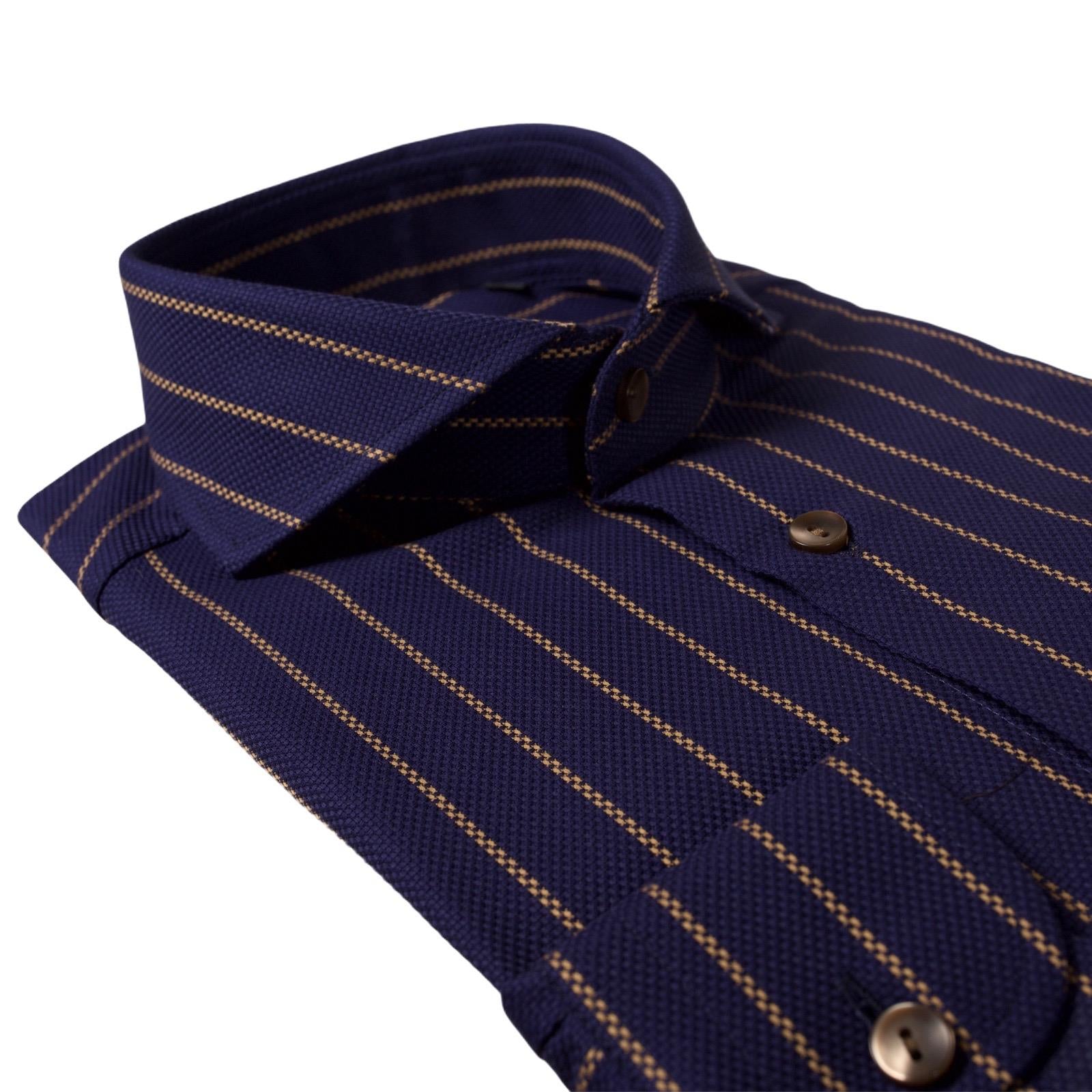 STRIPEDNEVY NAVY BLUE SHIRT