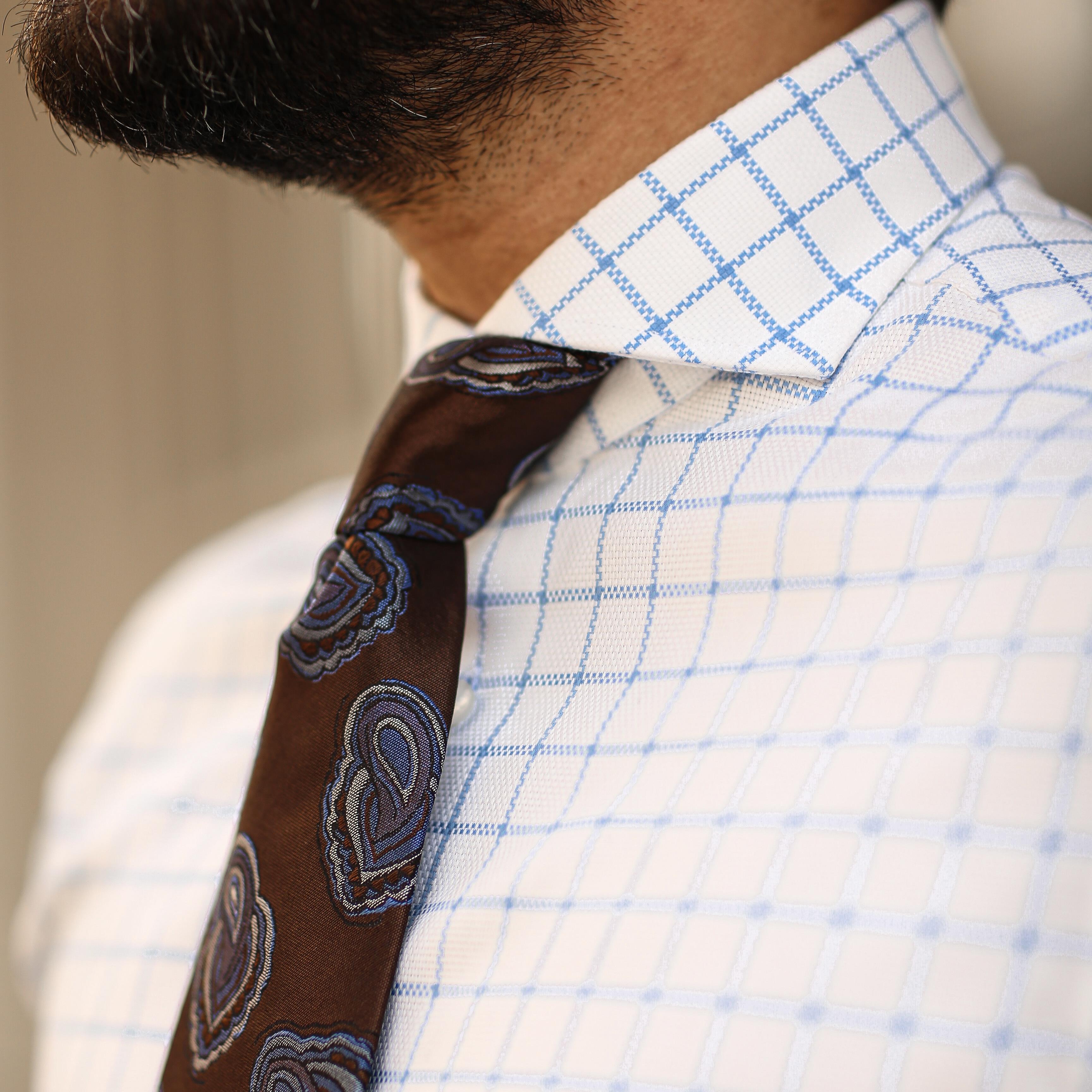 PLAID SHIRT BLUE