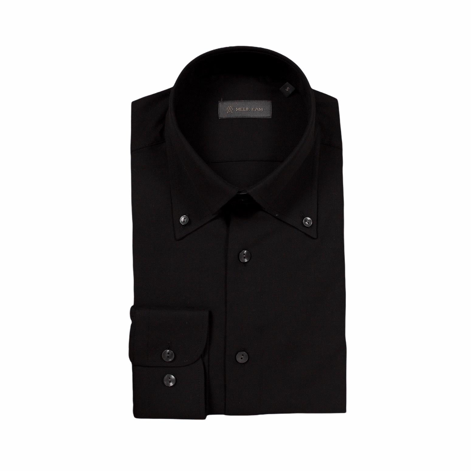 ROYAL BUTTON DOWN  BLACK OXFORD SHIRTS
