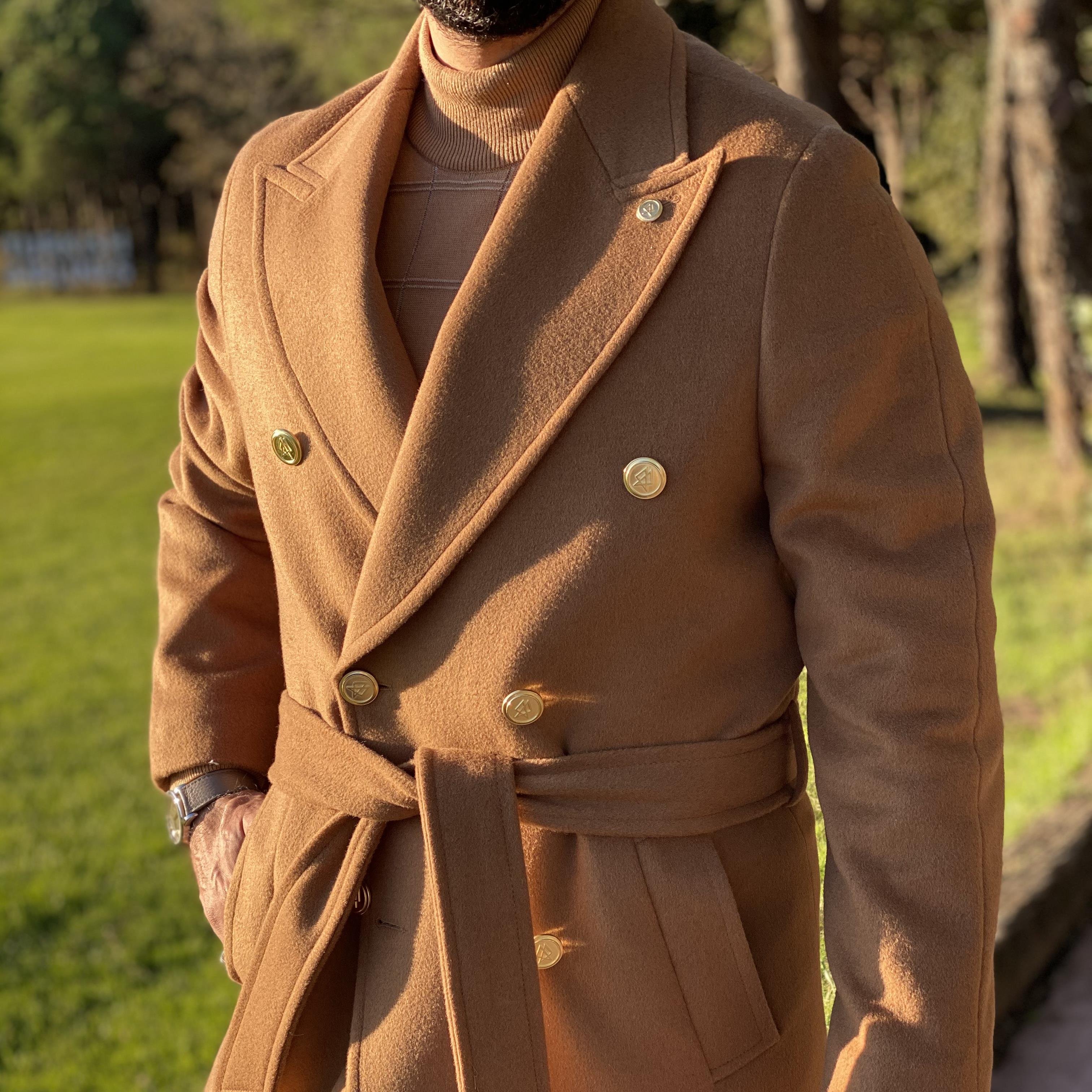 LAPSEKİ CAMEL OVERCOAT