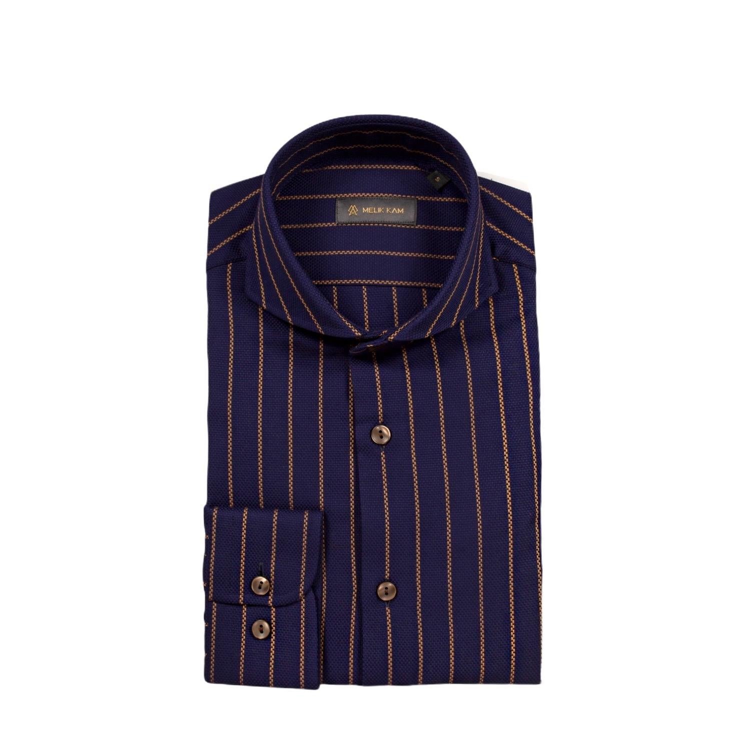 STRIPEDNEVY NAVY BLUE SHIRT