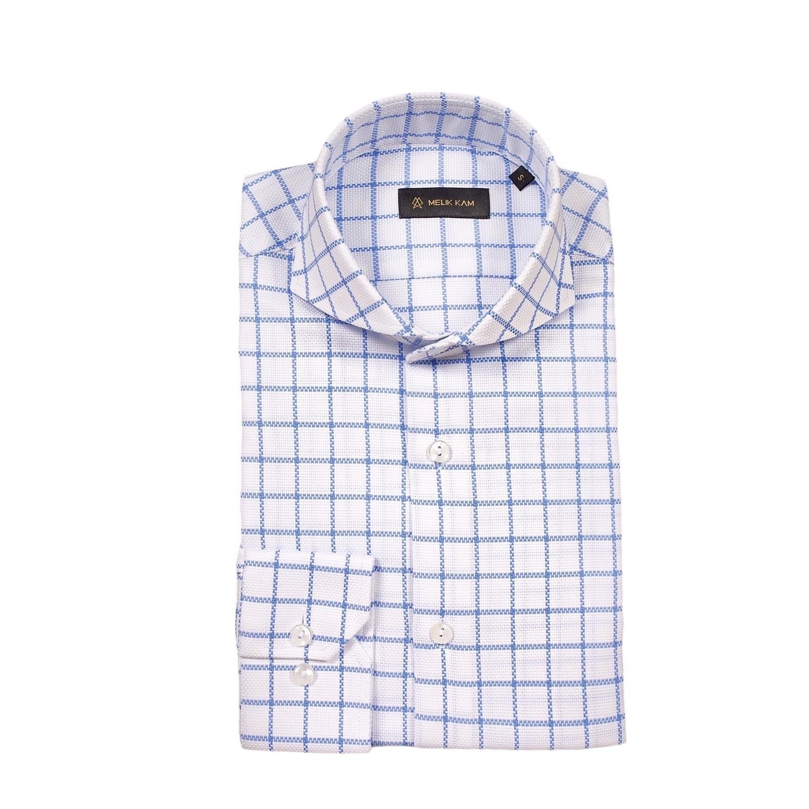PLAID SHIRT BLUE