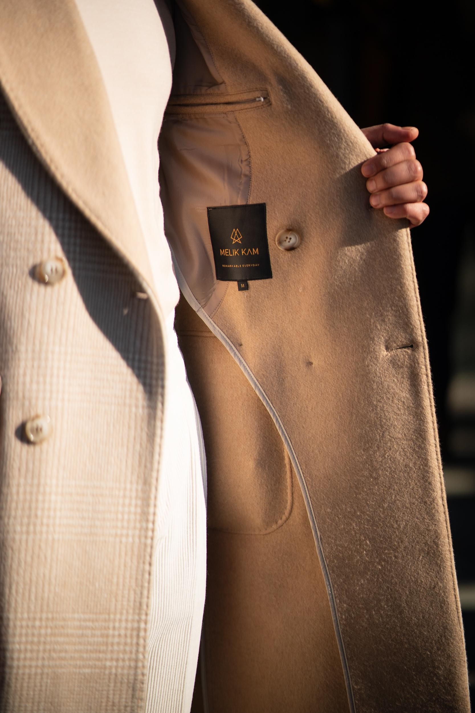  Shawl Collar Overcoat