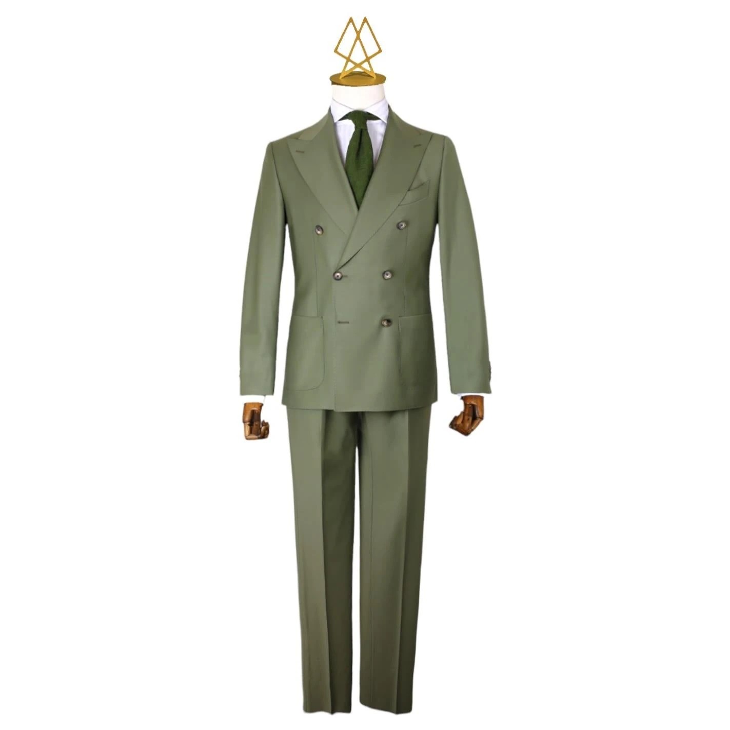 GREEN DOUBLE-BREASTED TROPHY SUIT