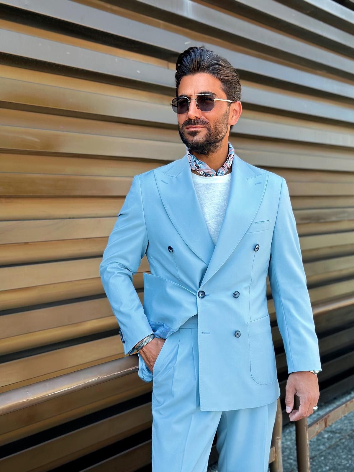 Baby Blue Trophy Db-Suit