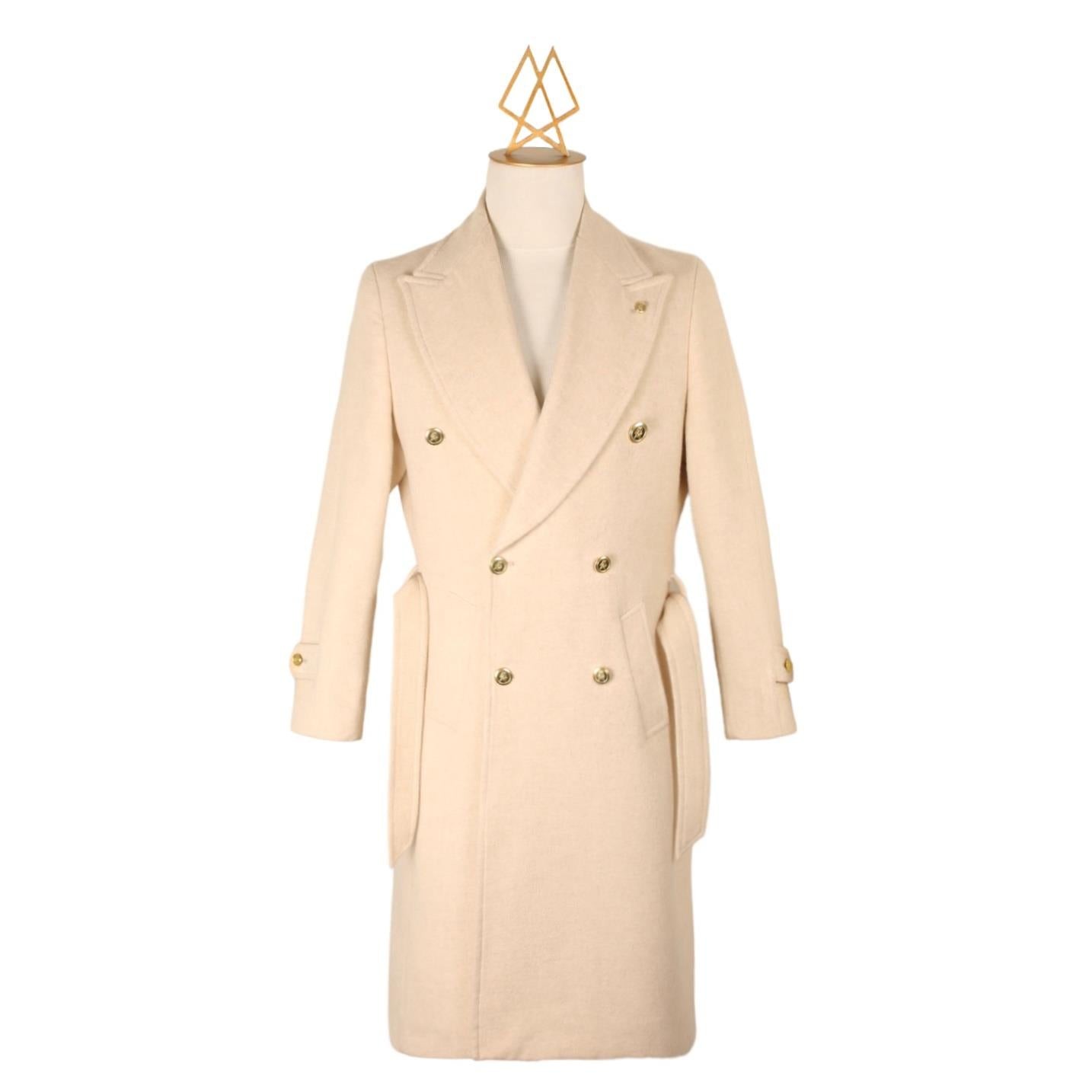 Lapseki Off-White Overcoat