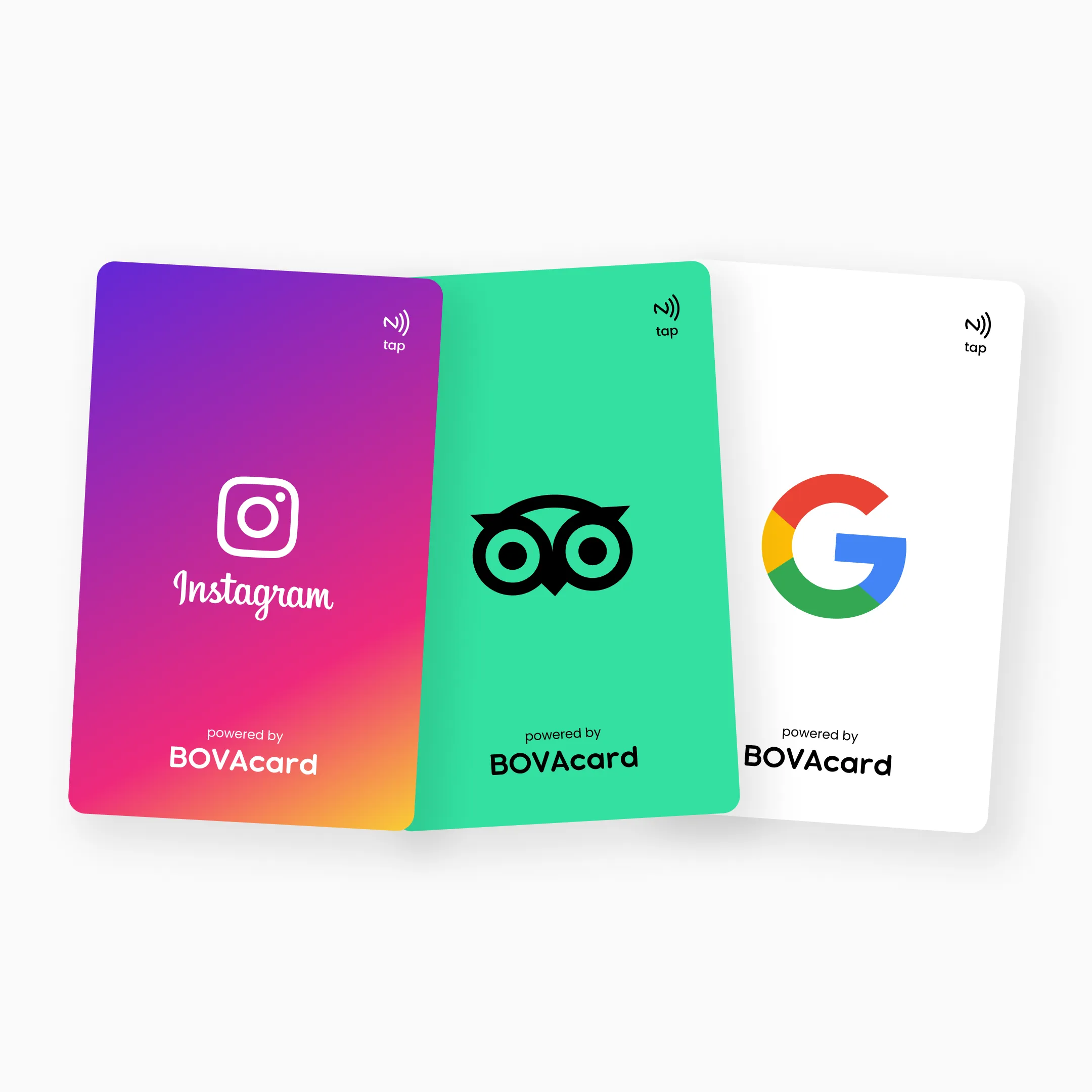 Instagram, Google and Tripadvisor Cards Bundle