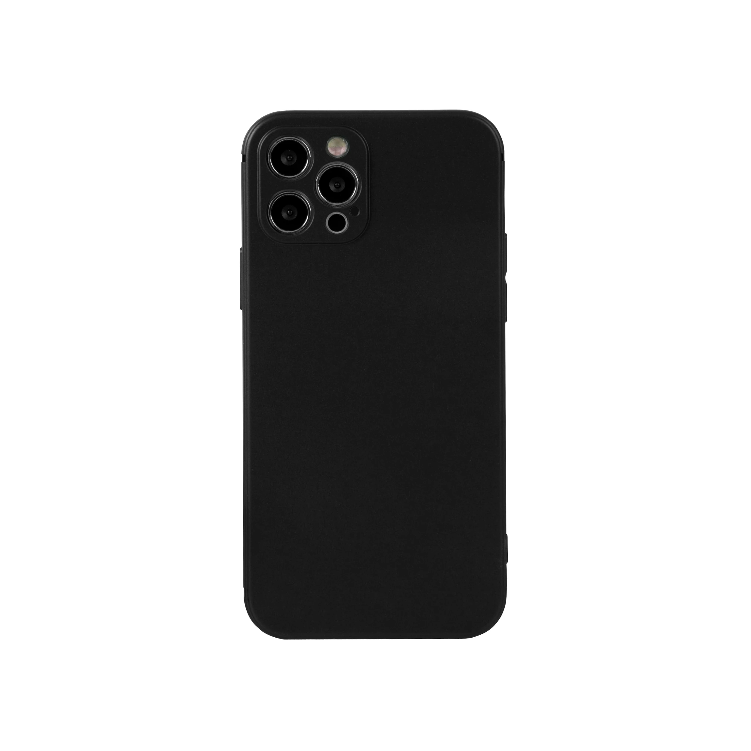 iPhone 12 Pro Telefon Kılıfı - Solid Siyah