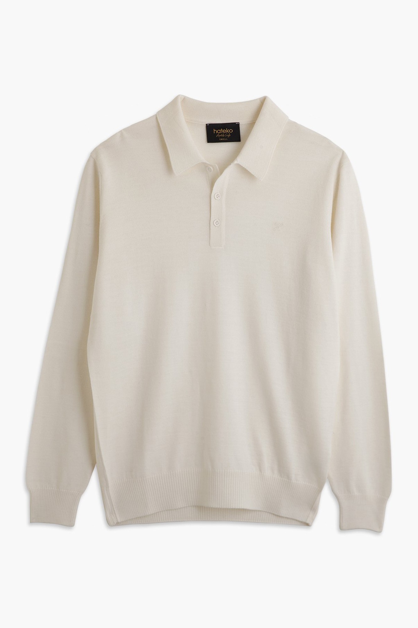 50% Wool Polo Sweater