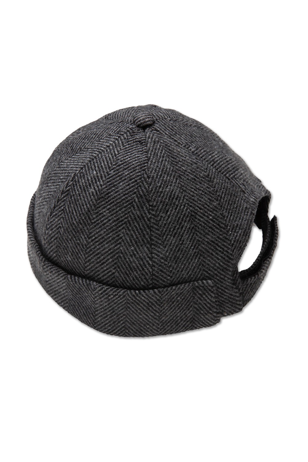 Kışlık Balıkçı Şapka - Gri Siyah