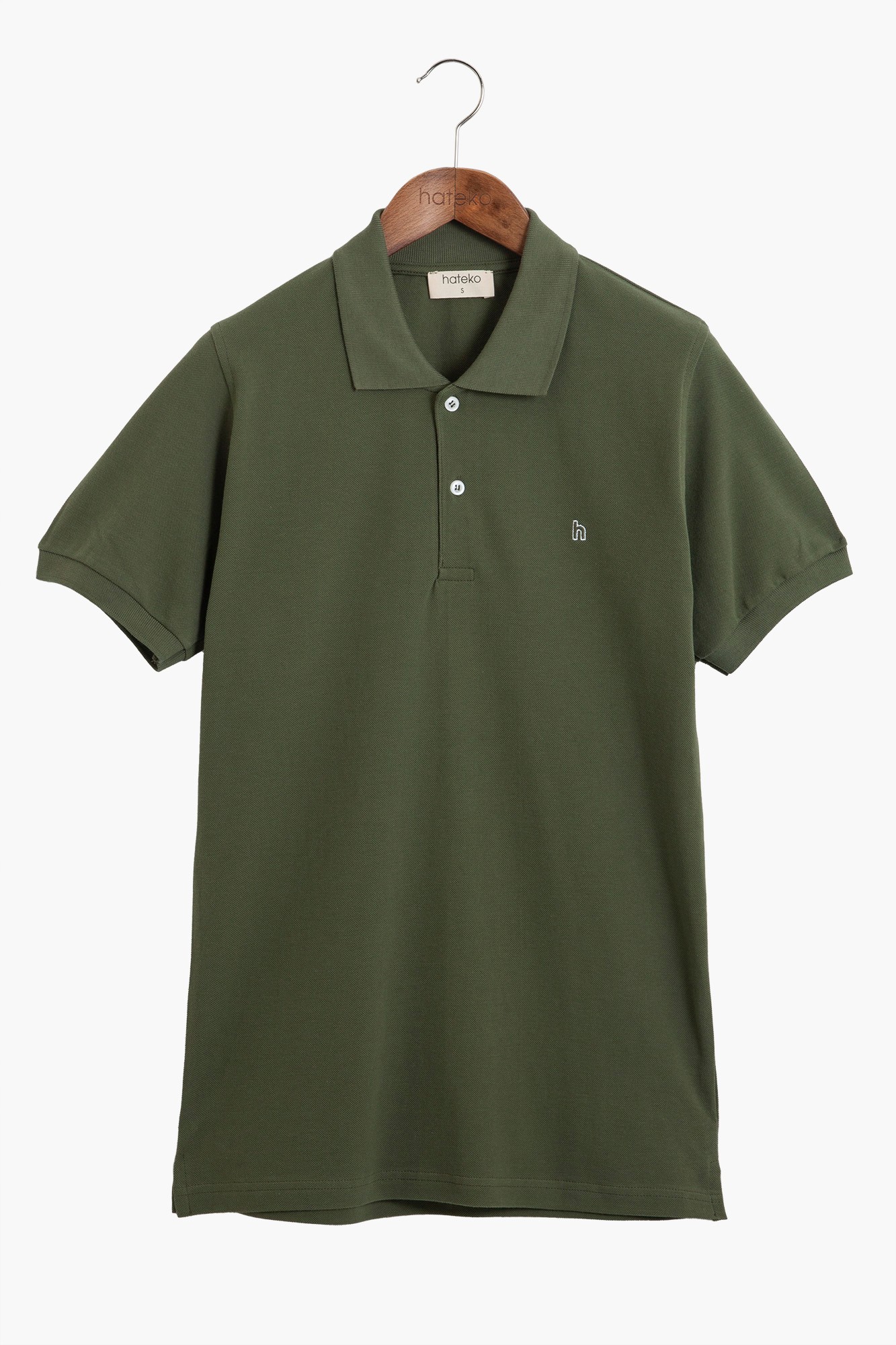 100% Cotton Polo T-Shirt - Khaki