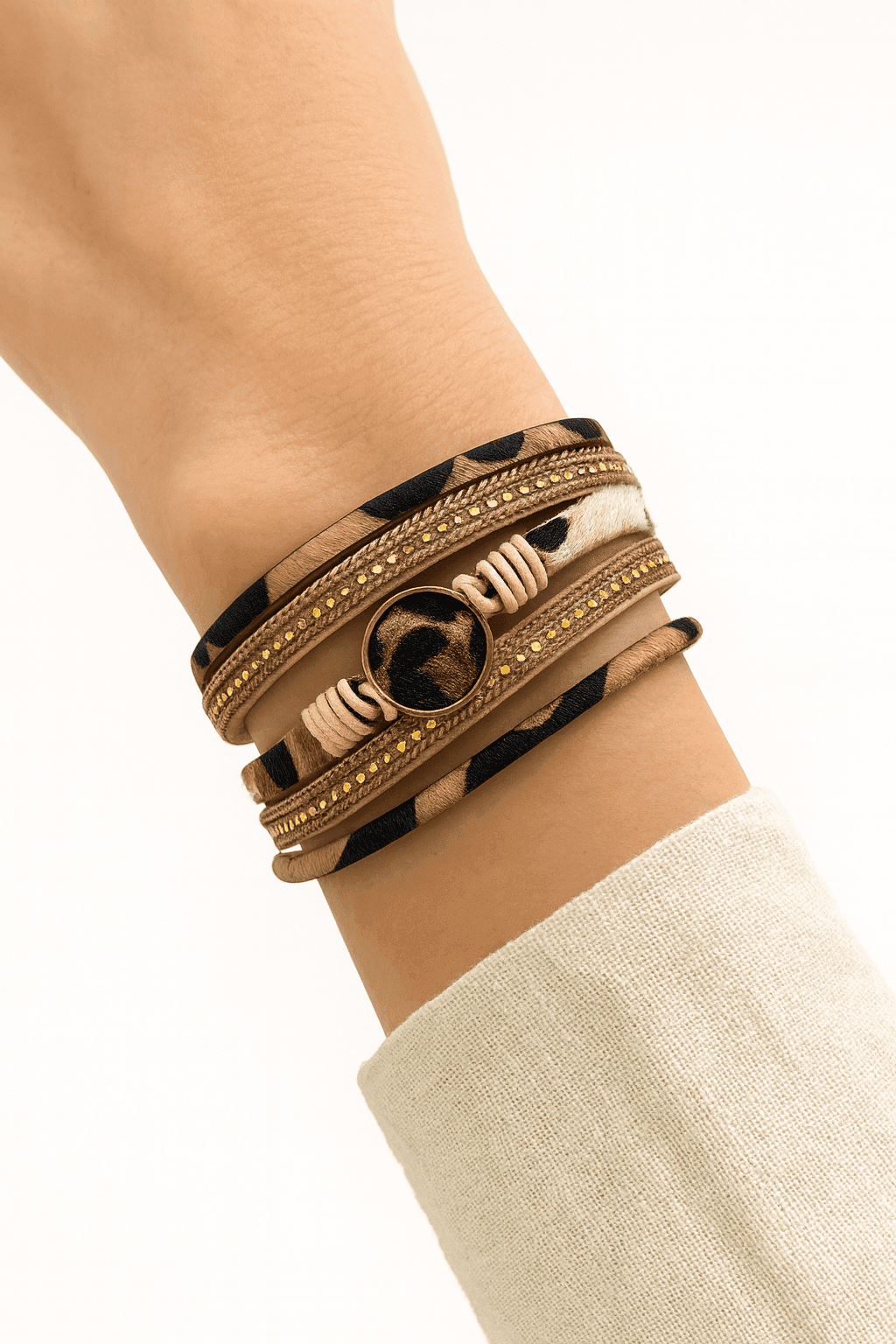 Leopar Desenli Bileklik LP1